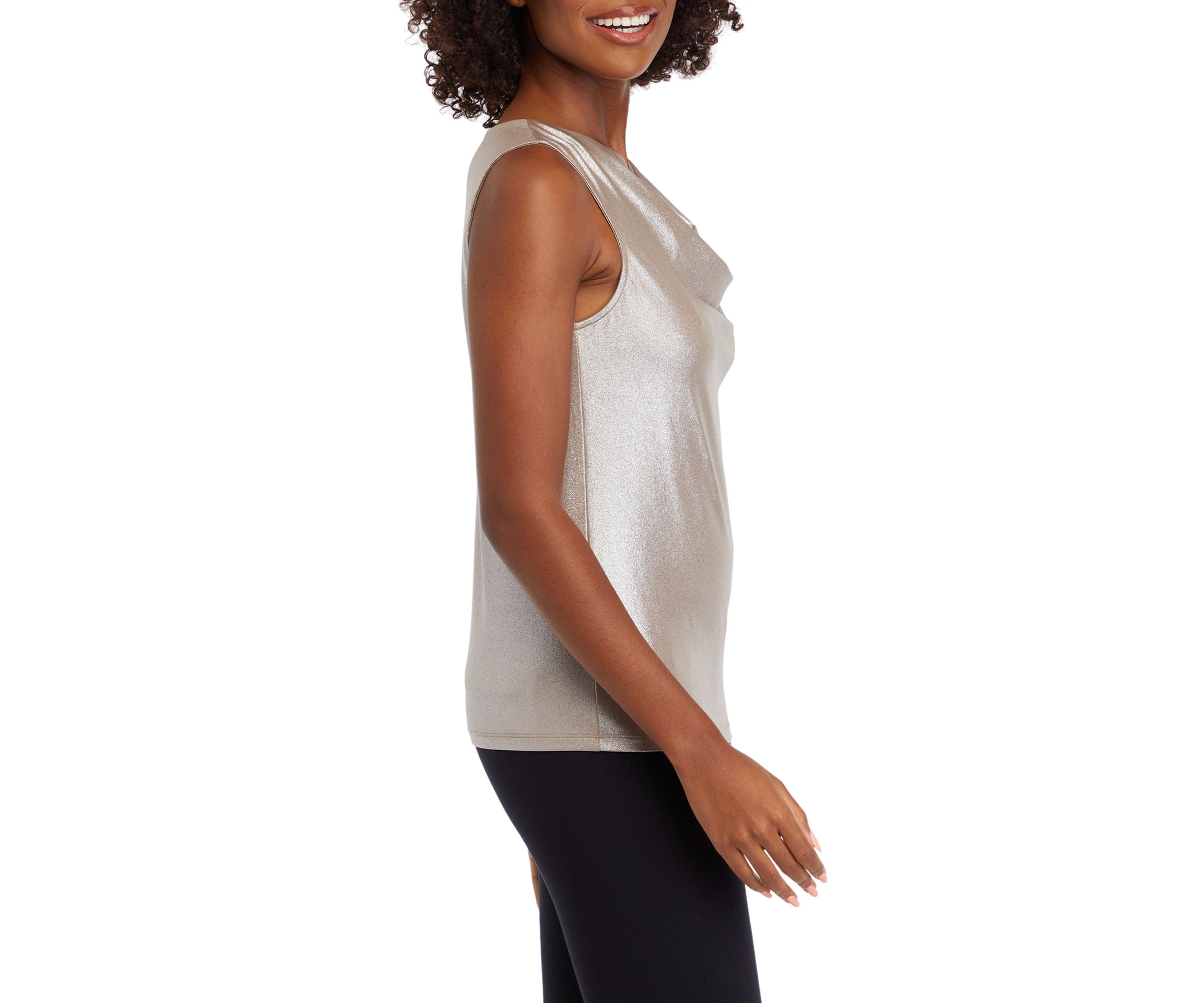 Womens Drape Neck Tank 