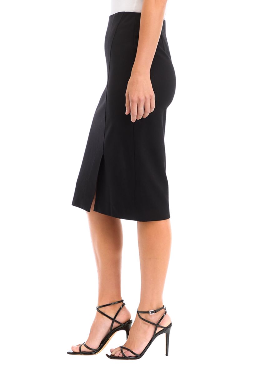 Womens Pull On Faux Wrap Skimmer Skirt 