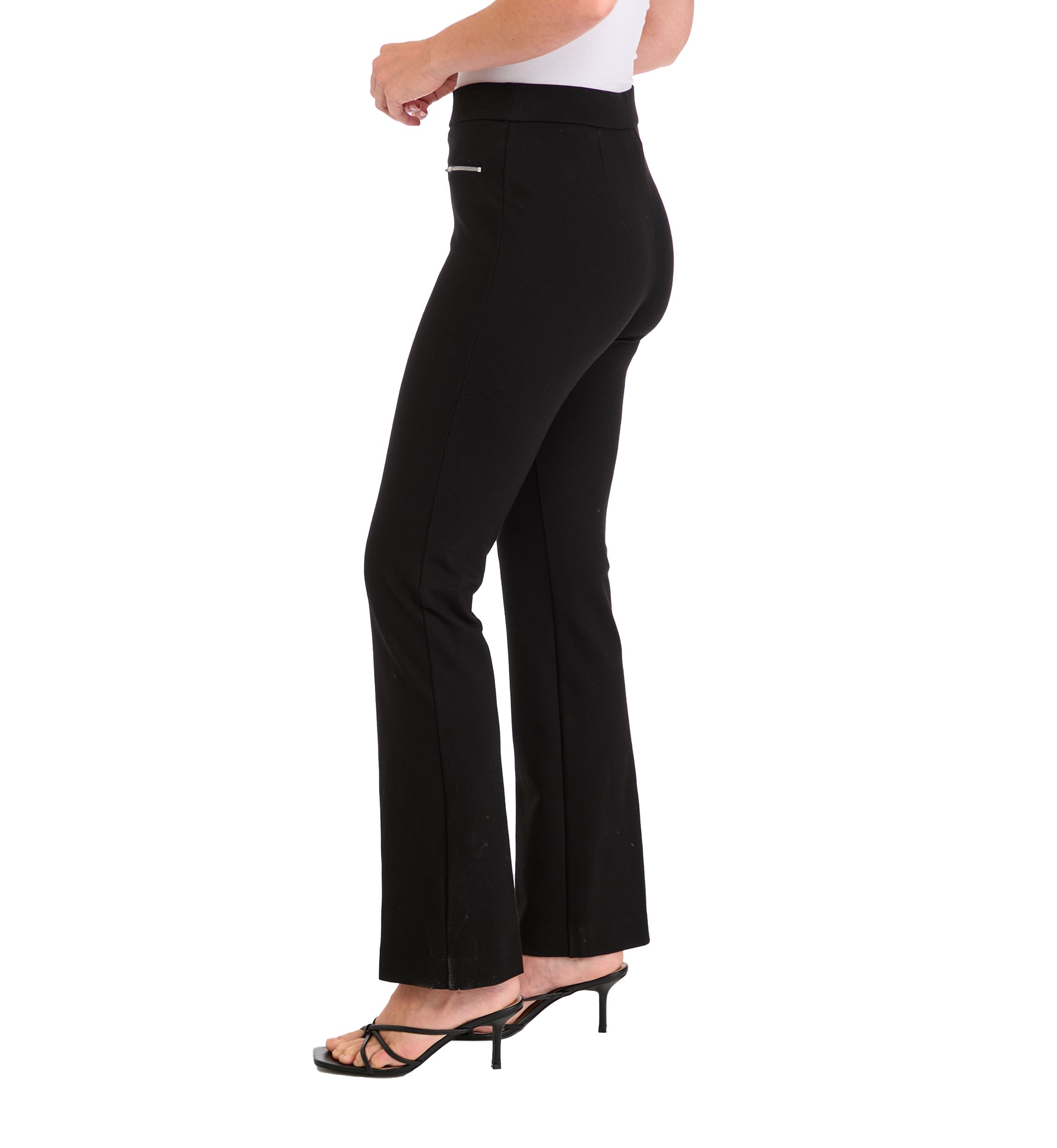 Womens Pull On Baby Bootcut Pants