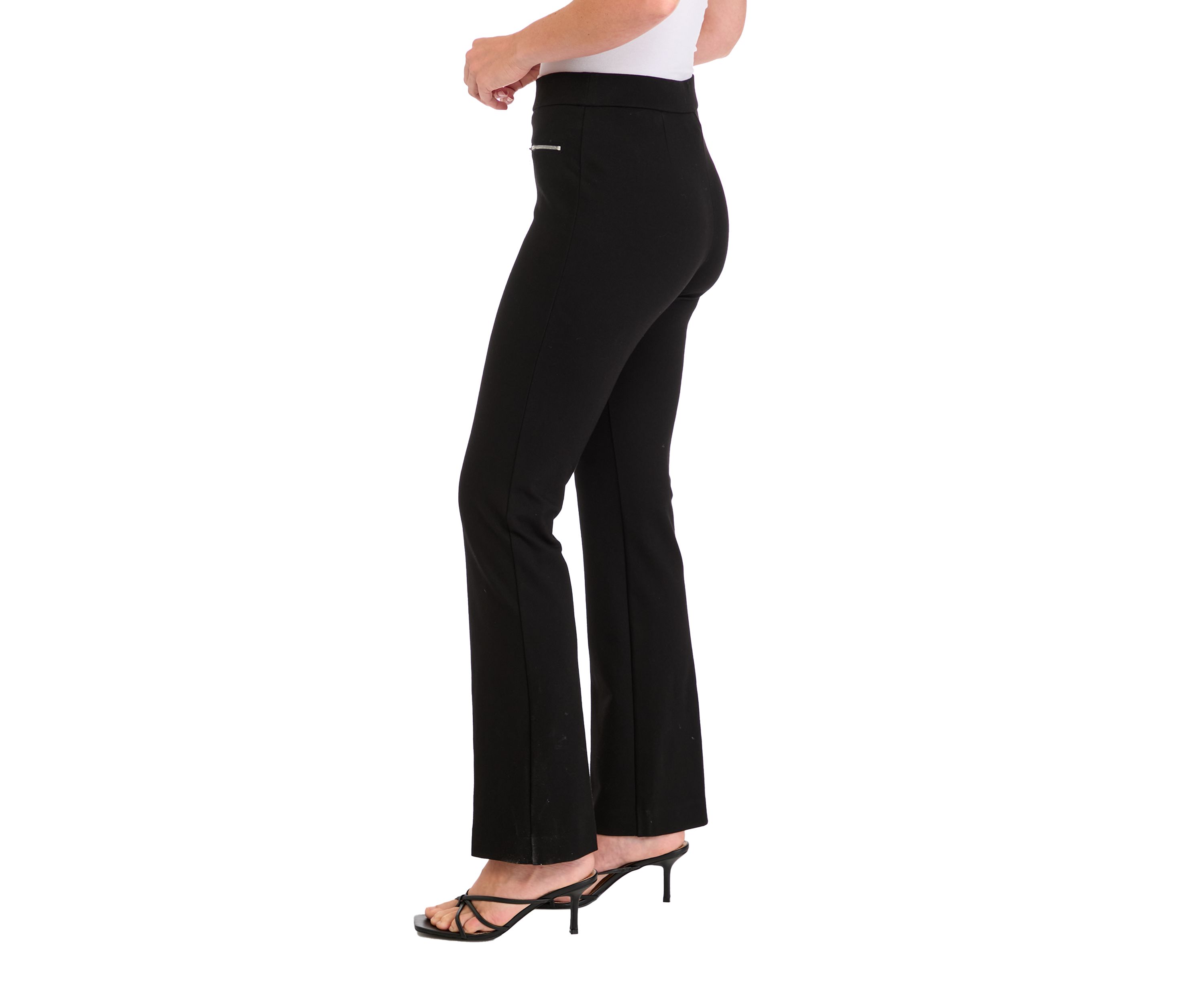 Womens Pull On Baby Bootcut Pants