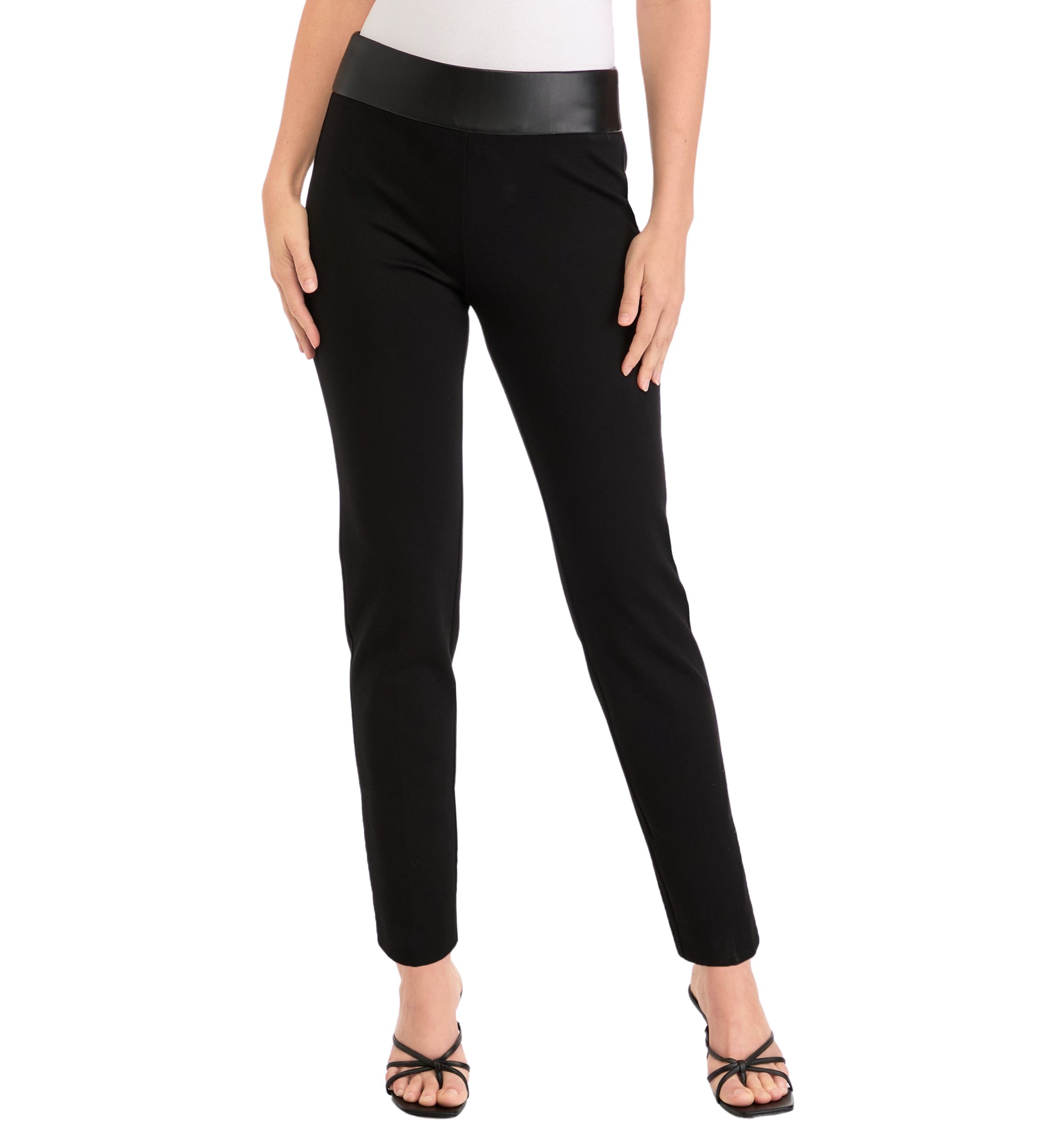 Womens Pull On Straight Ankle Modern Compression Pants