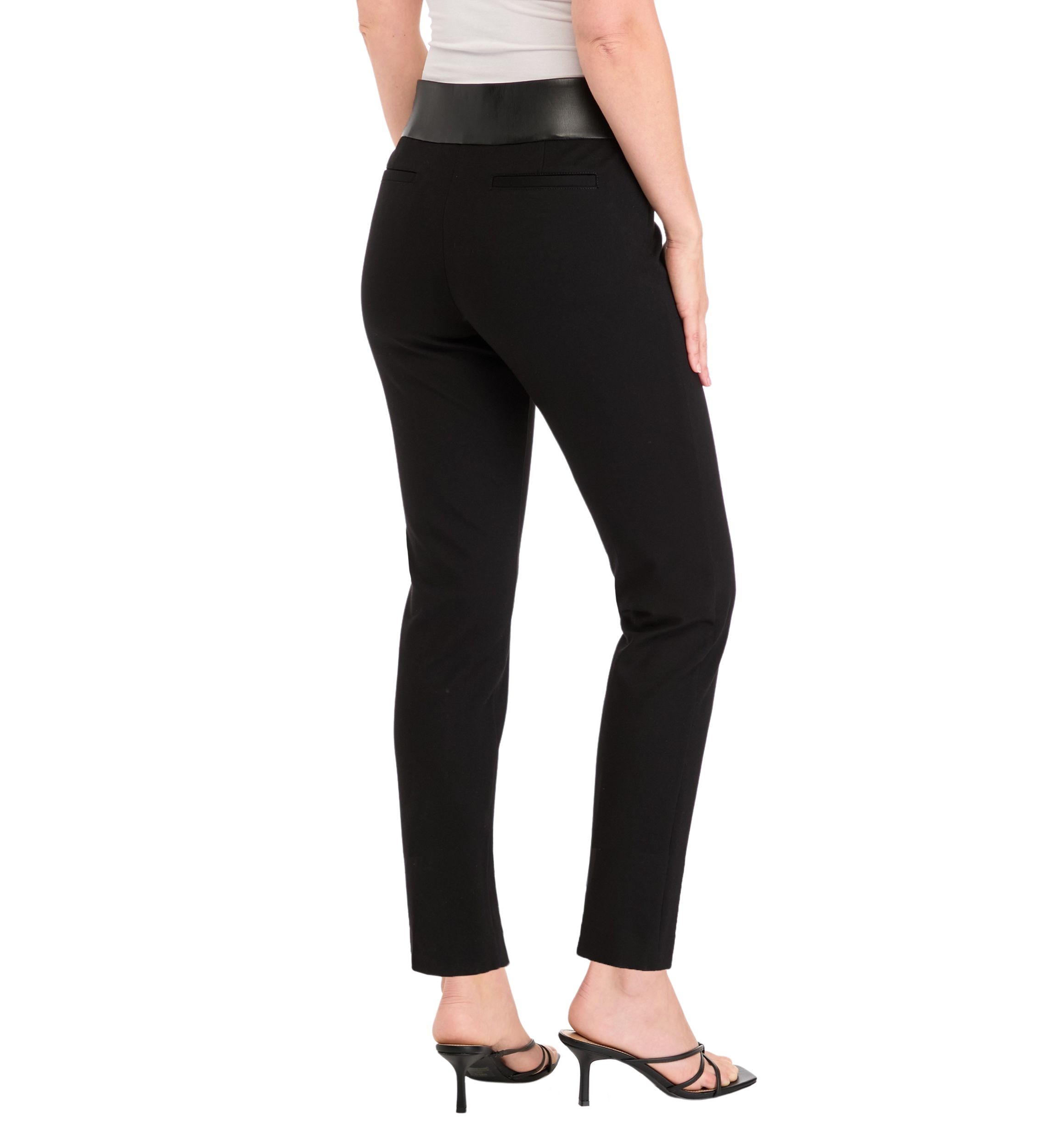 Womens Pull On Straight Ankle Modern Compression Pants