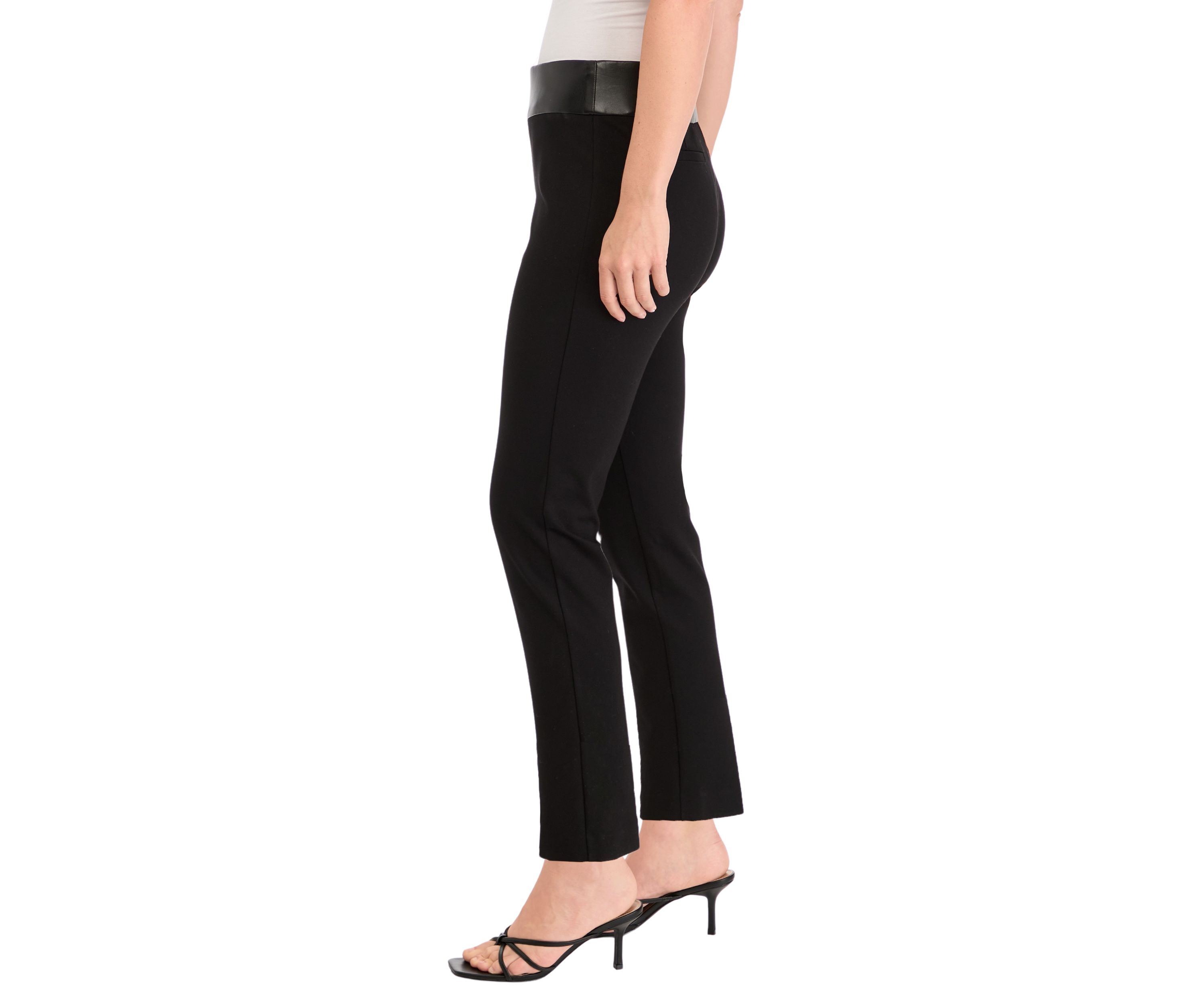 Womens Pull On Straight Ankle Modern Compression Pants