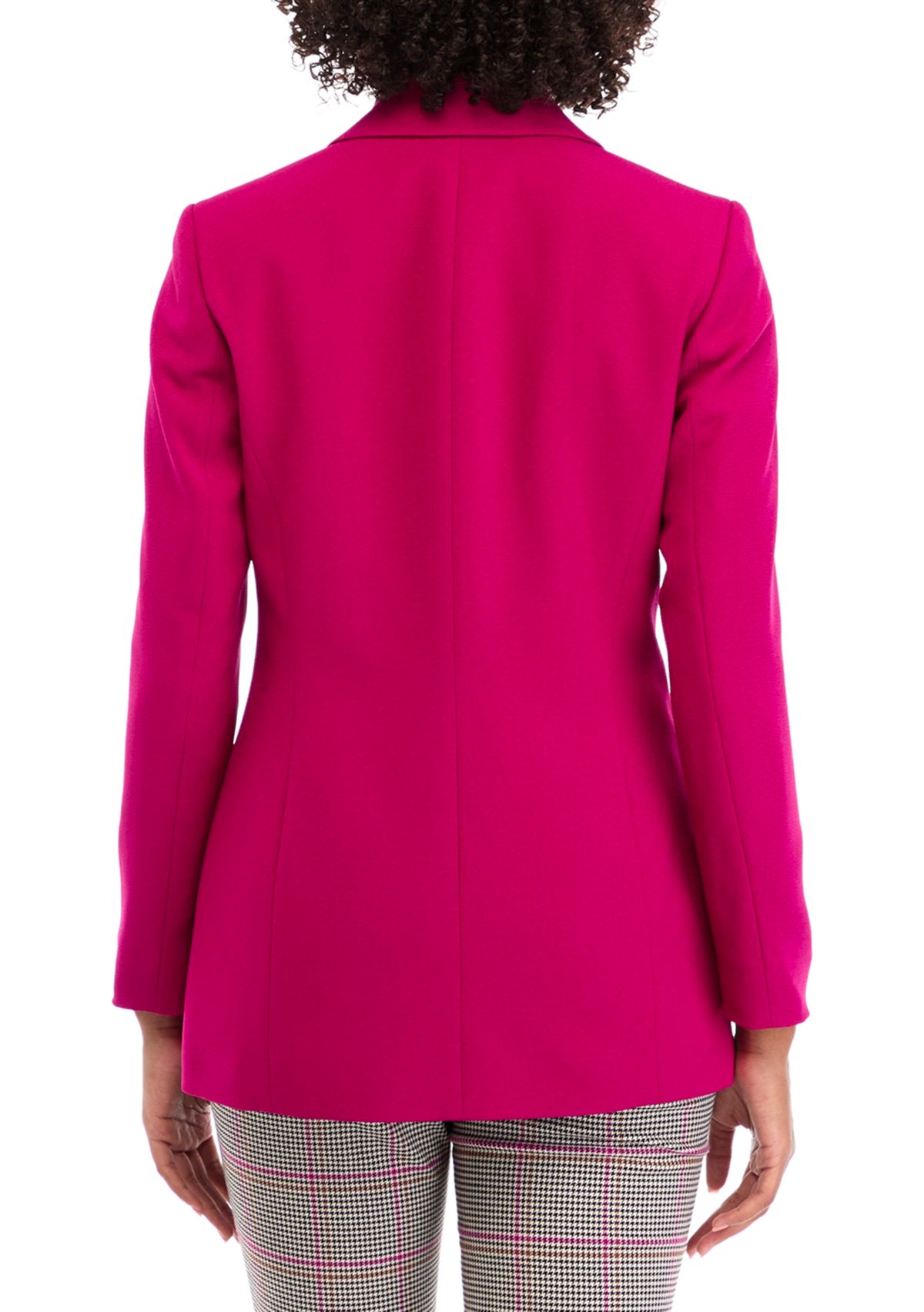 Womens Notch Collar Four Button Blazer