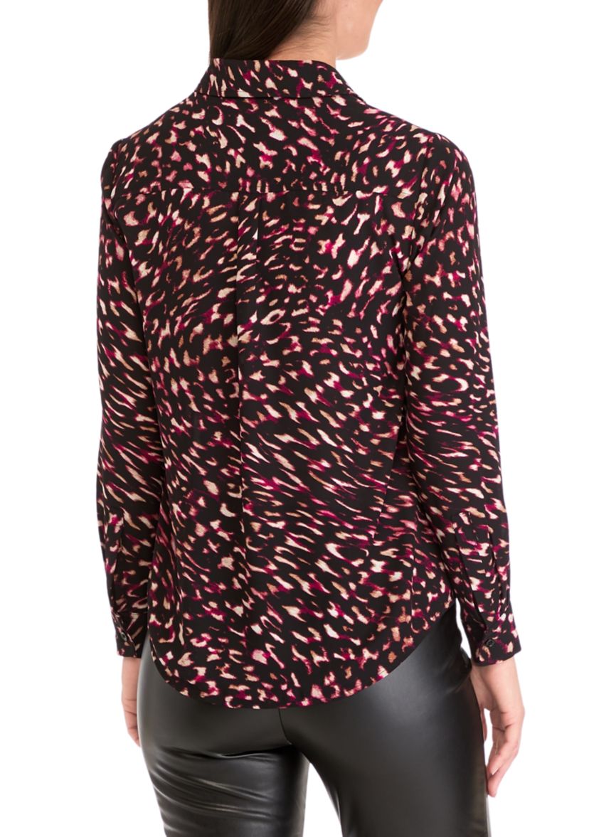Womens Long Sleeve Button Down Blouse