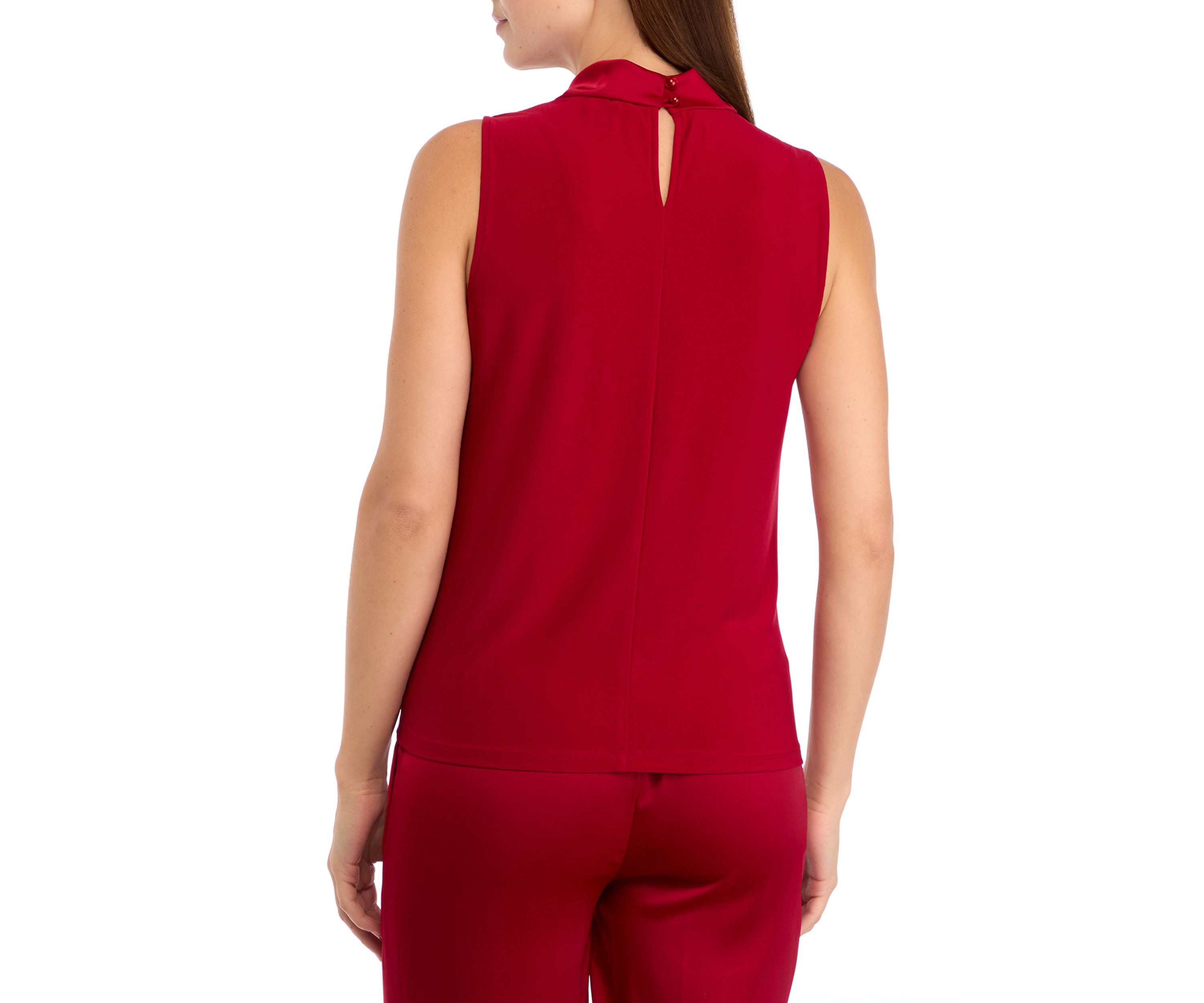 Womens Sleeveless Cowl Neck Halter Top