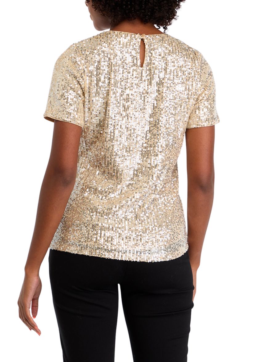 Womens Sequin Top