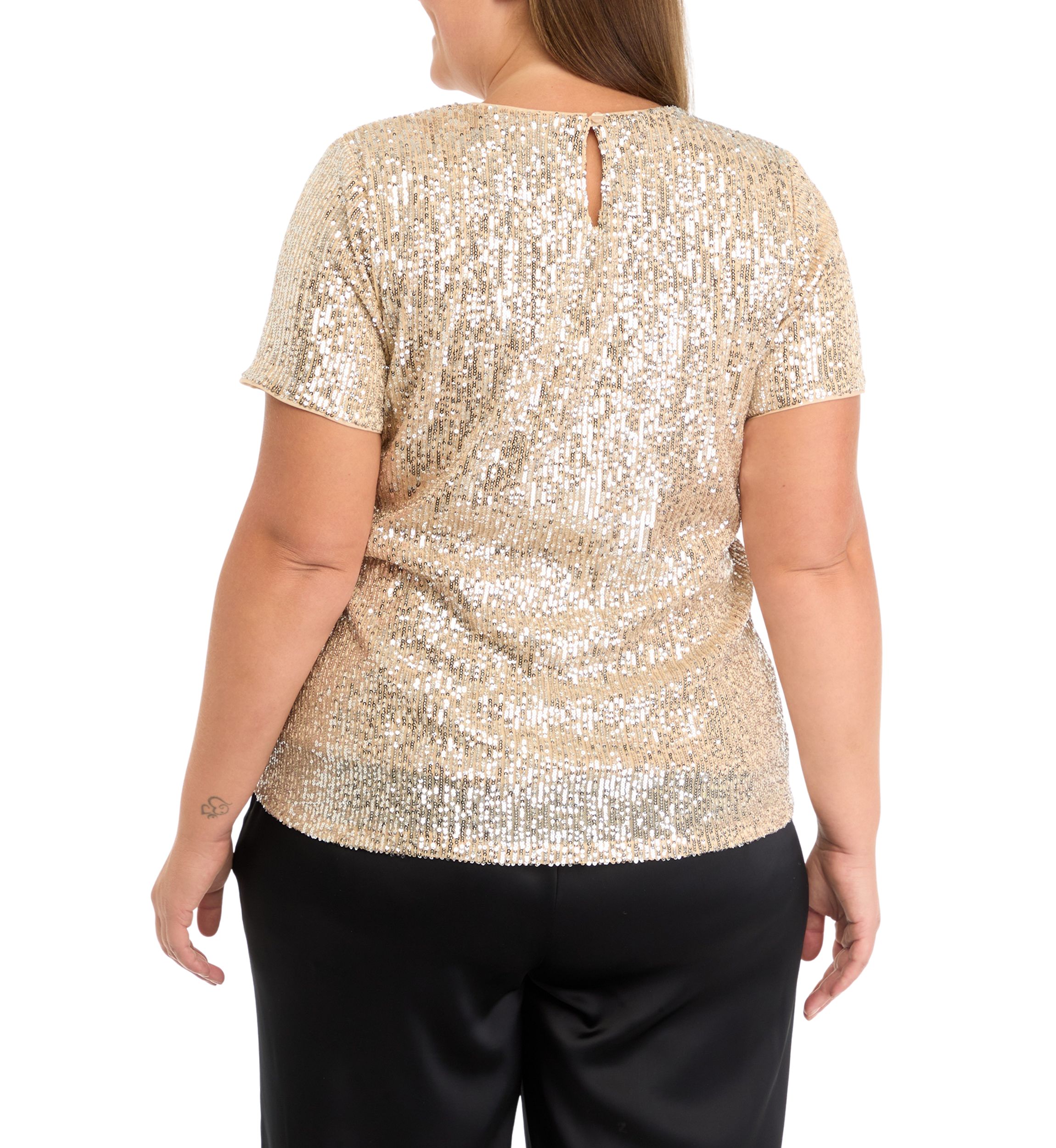 Plus Size Sequin T-Shirt