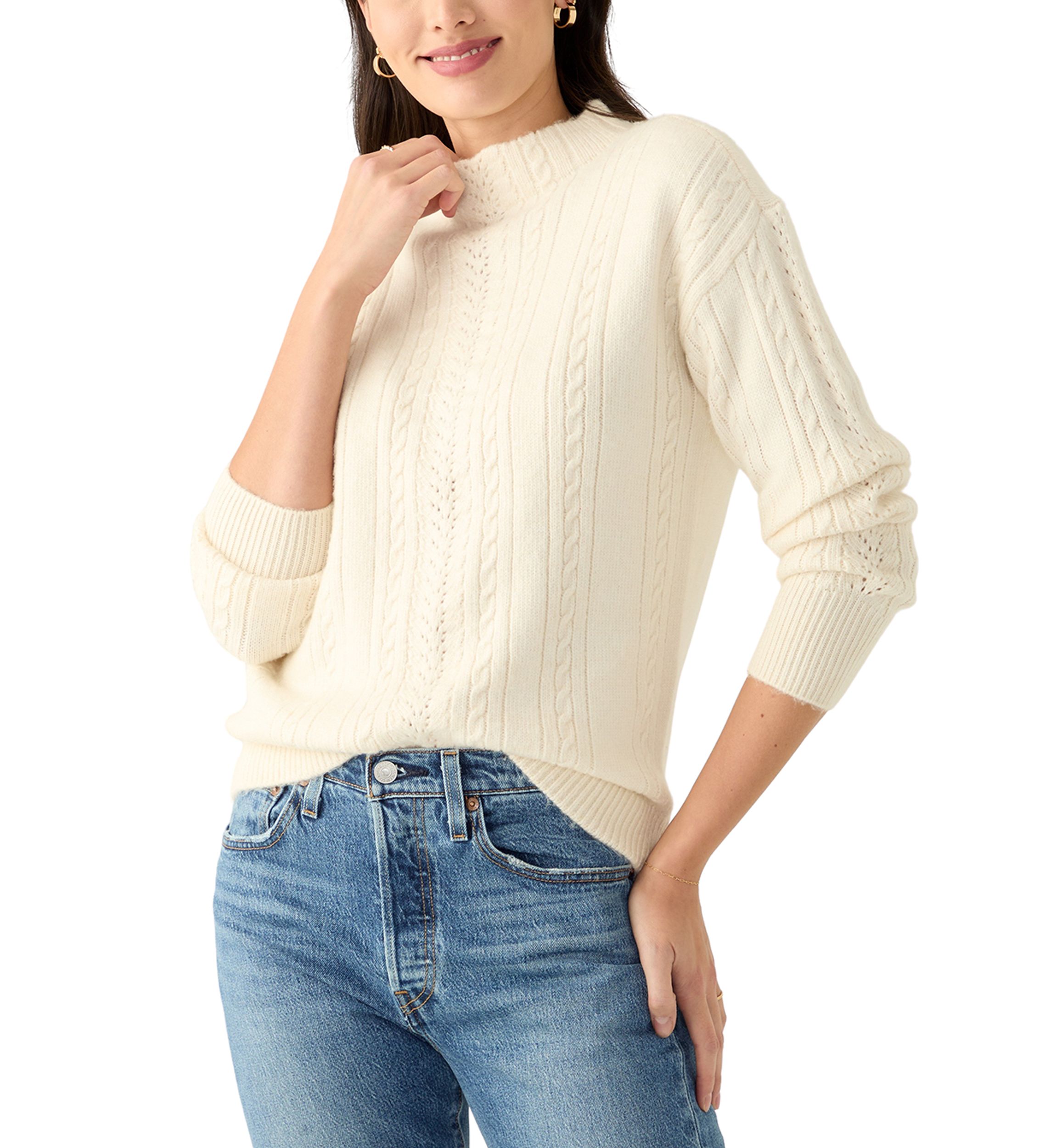 Womens Superbly Soft™ Mock Neck Sweater