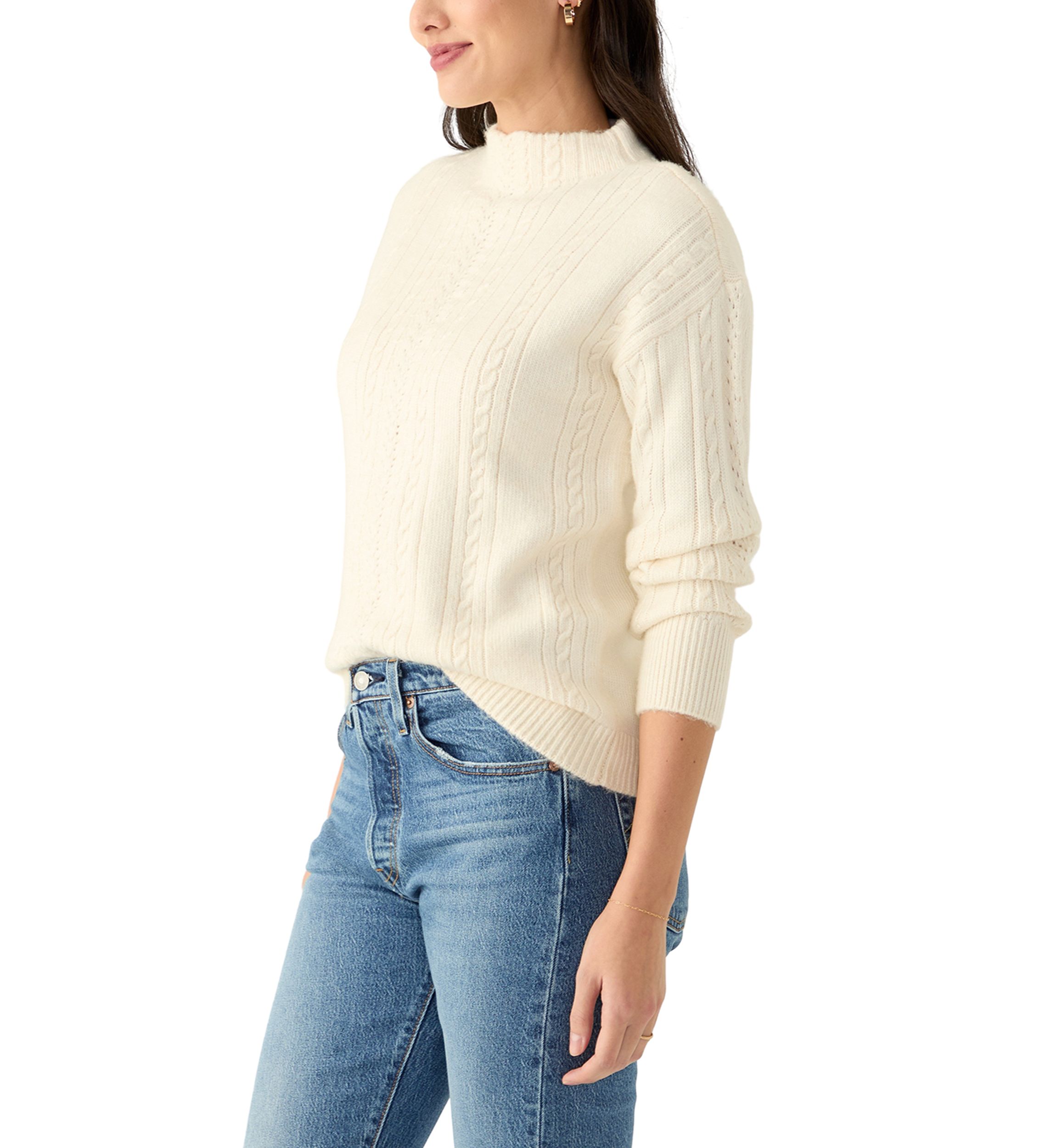 Womens Superbly Soft™ Mock Neck Sweater