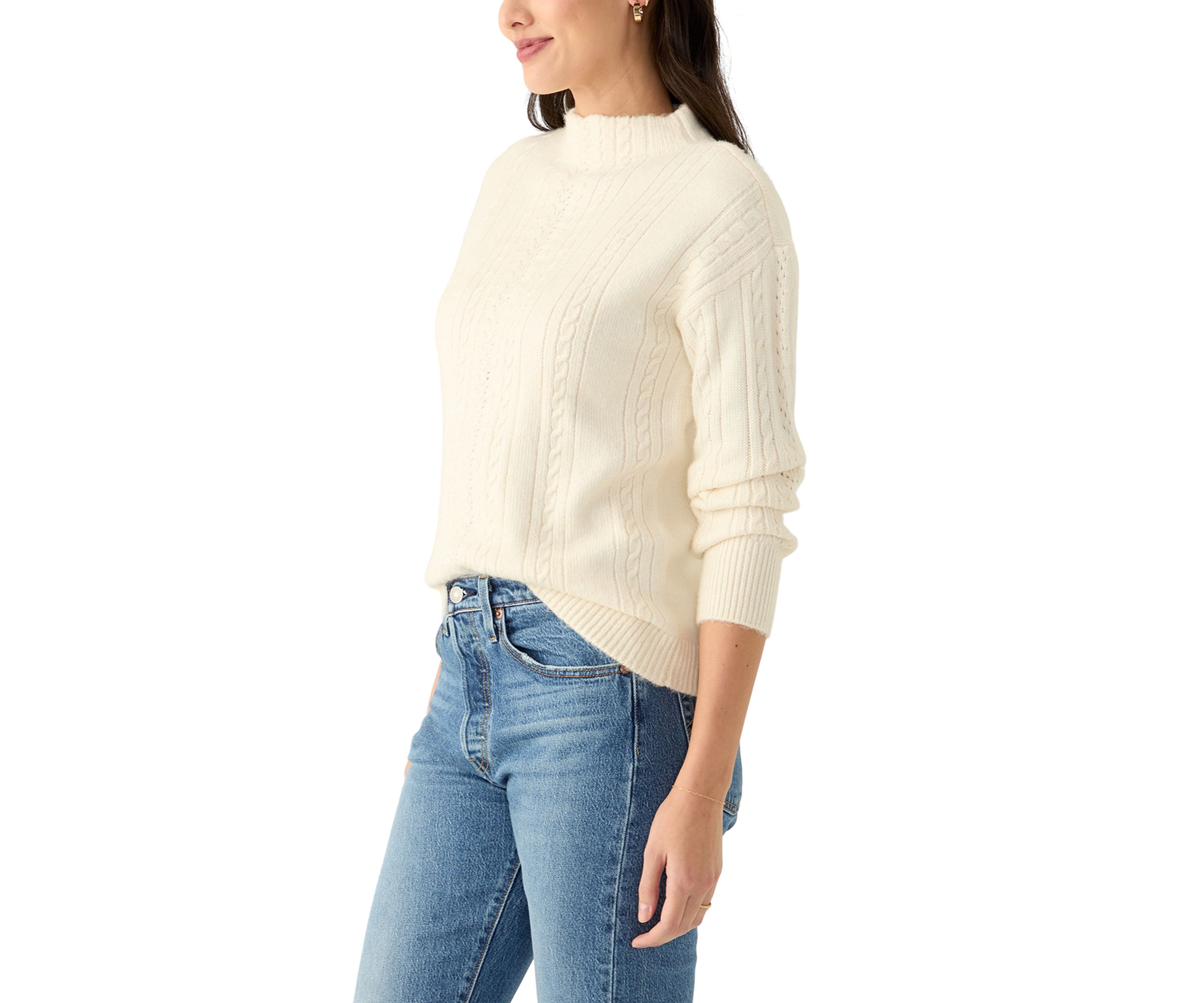 Womens Superbly Soft™ Mock Neck Sweater