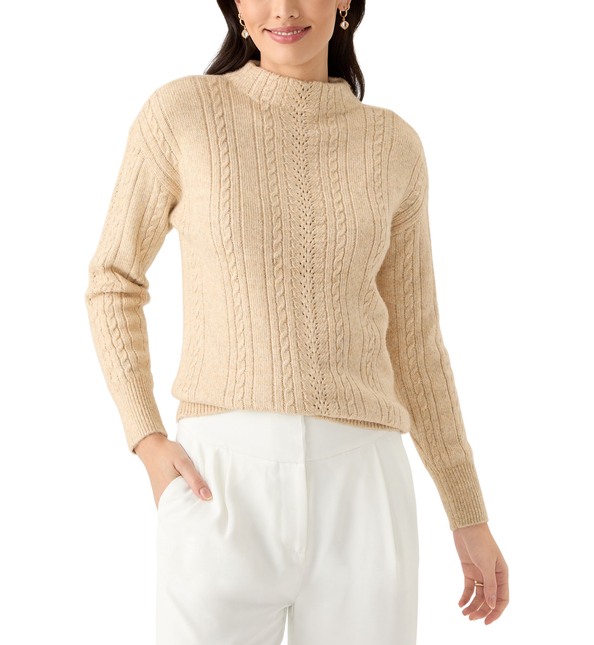 Petite Superbly Soft™ Mock Neck Sweater