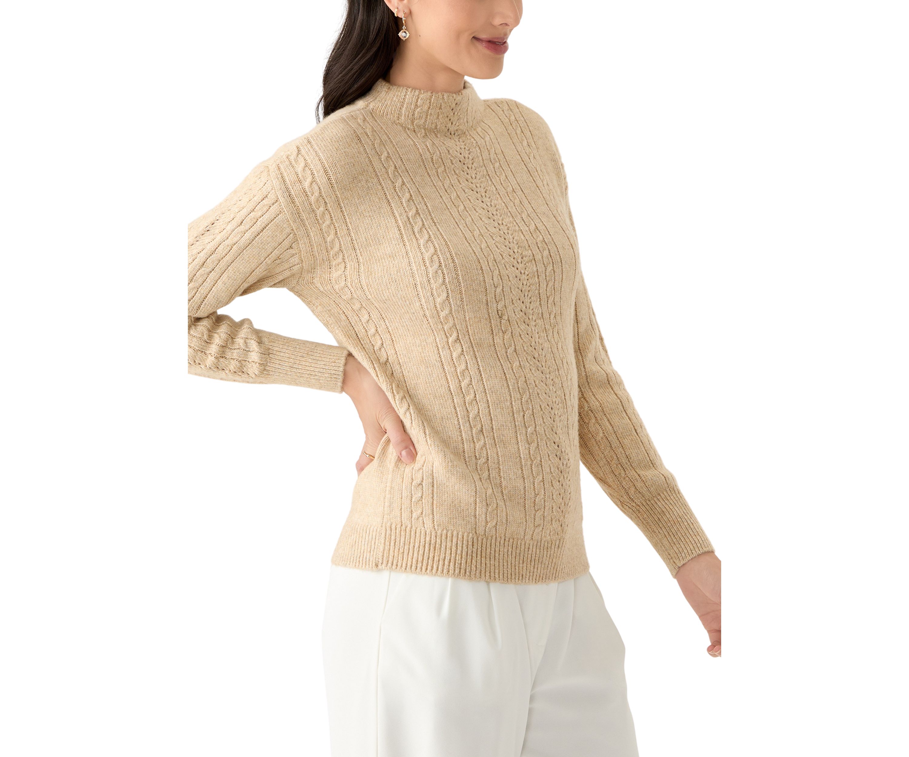 Petite Superbly Soft™ Mock Neck Sweater