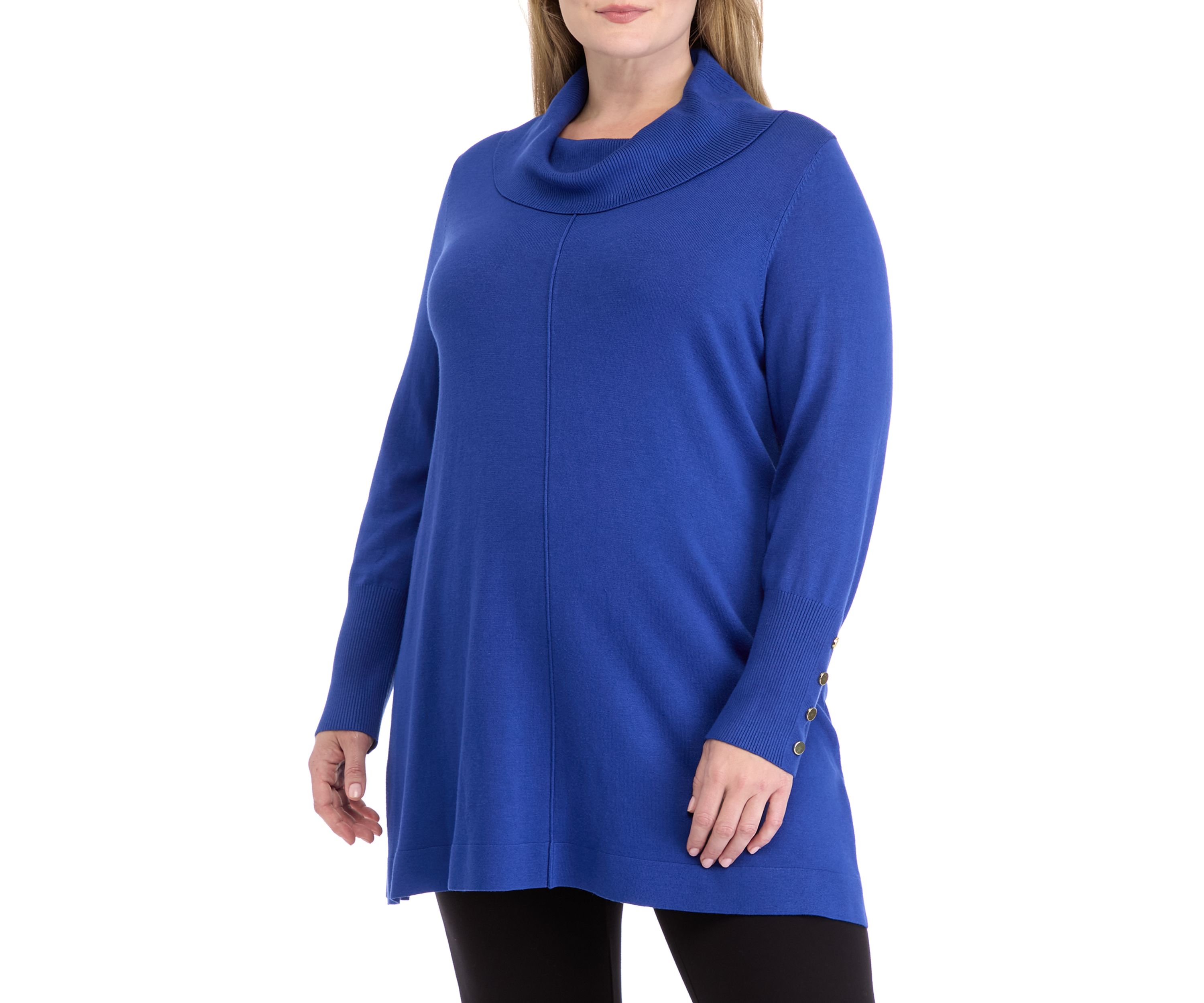 Plus Size Cowl Neck Sweater
