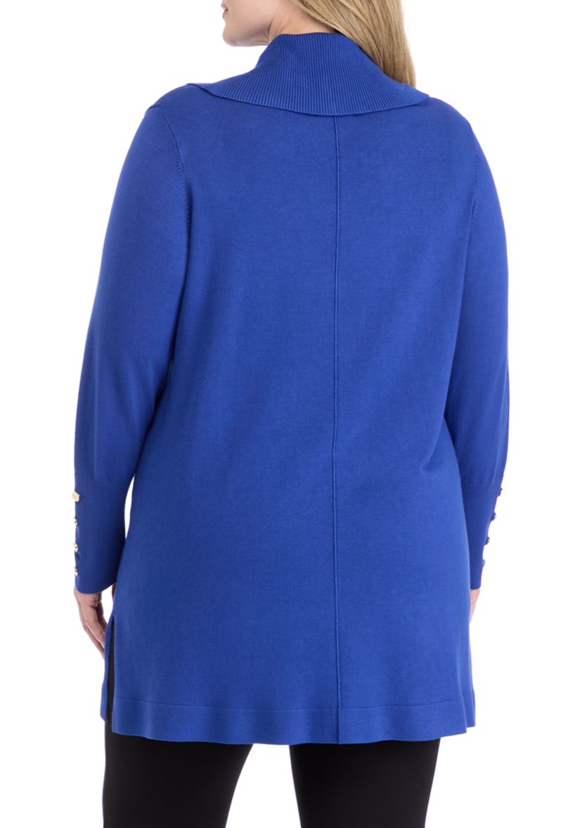 Plus Size Cowl Neck Sweater