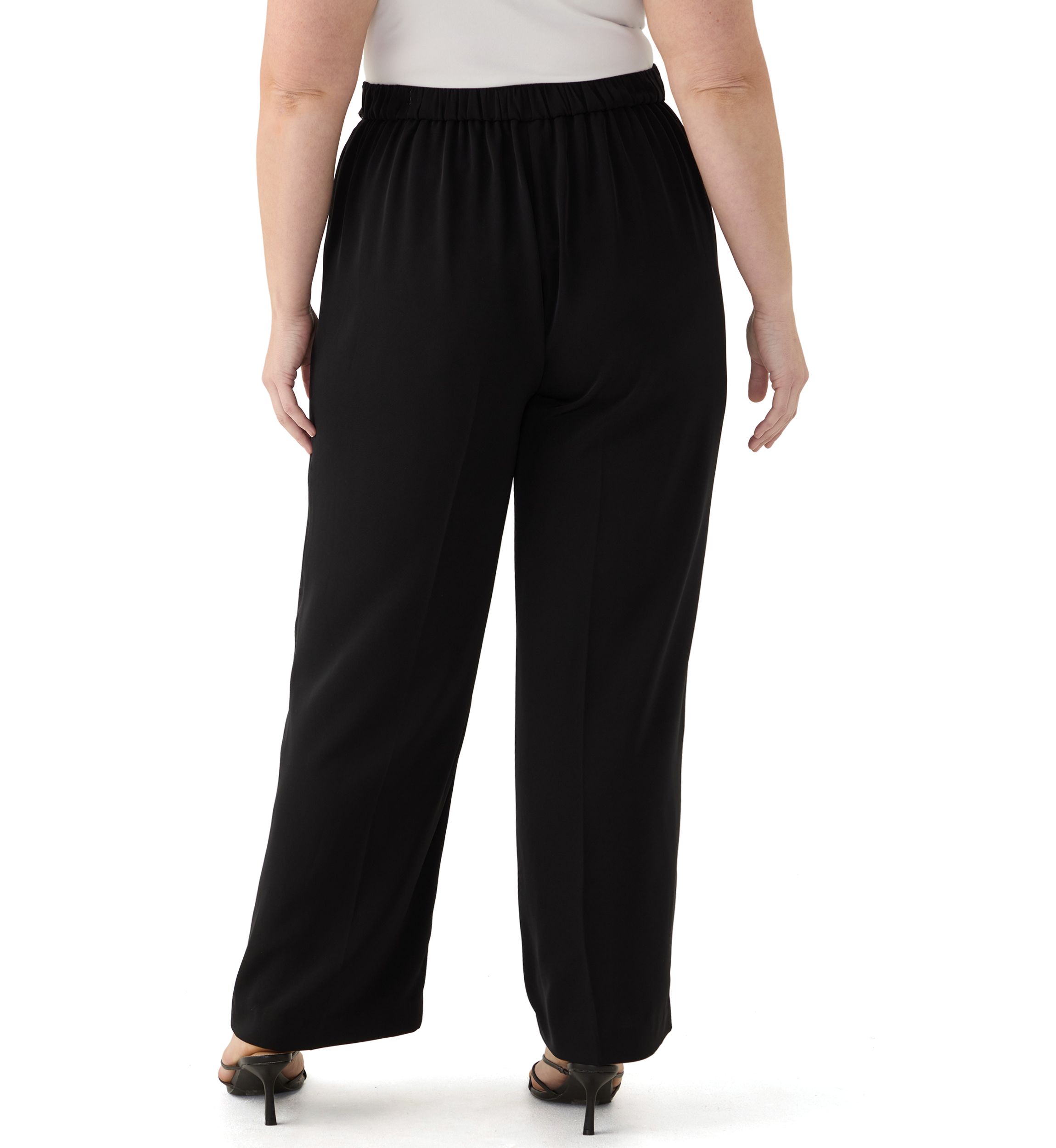 Plus Size High Rise Pull On Pants