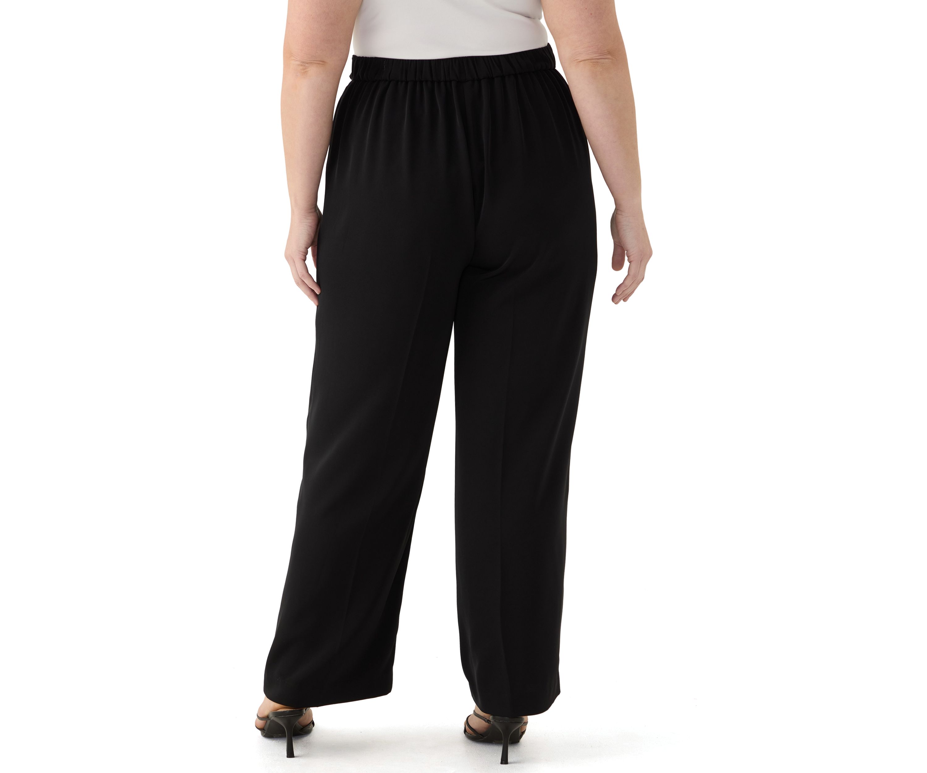 Plus Size High Rise Pull On Pants