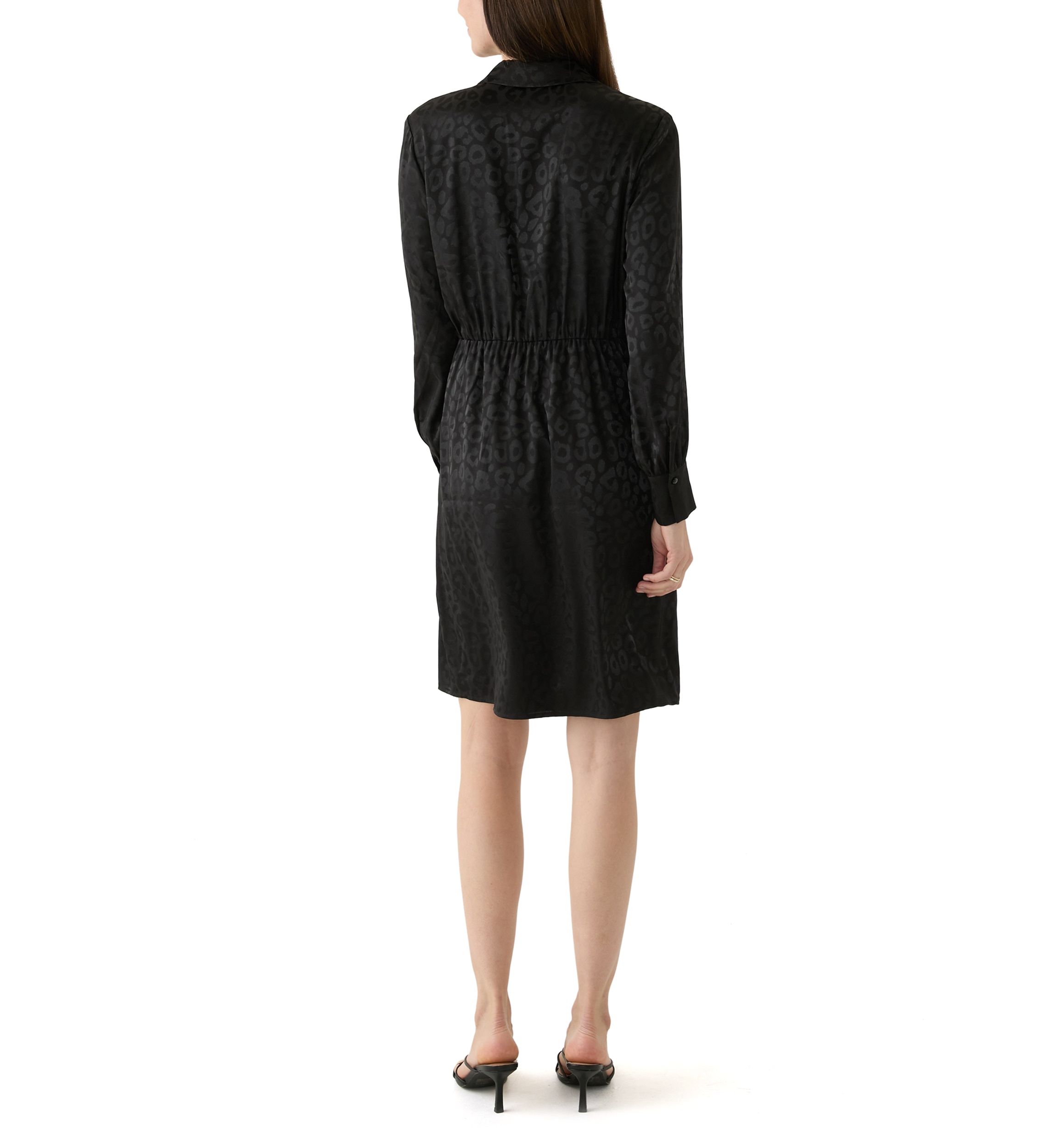 Womens Long Sleeve Wrap Shirtdress