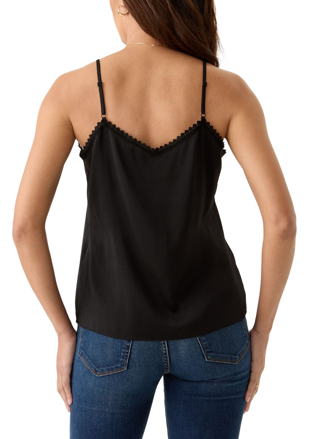 Womens Sleeveless V-Neck Cami Top