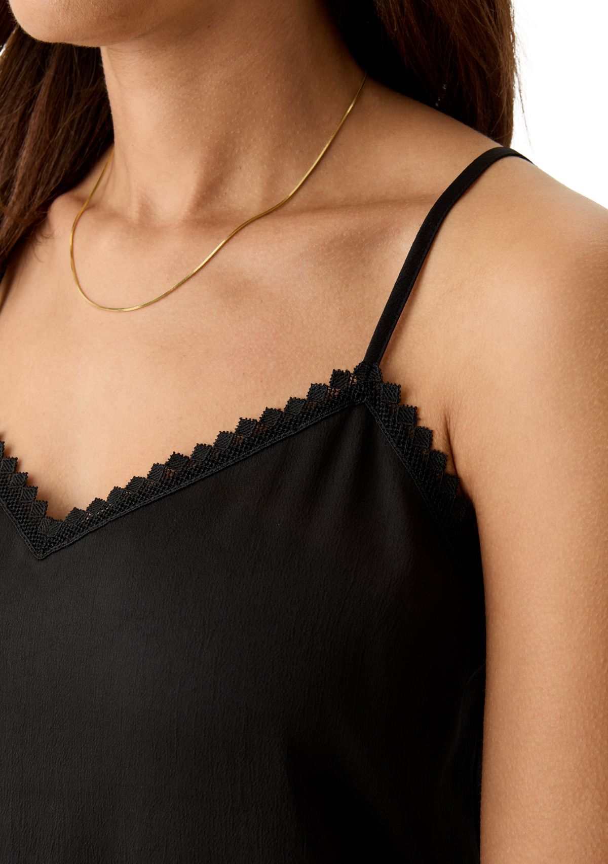 Womens Sleeveless V-Neck Cami Top
