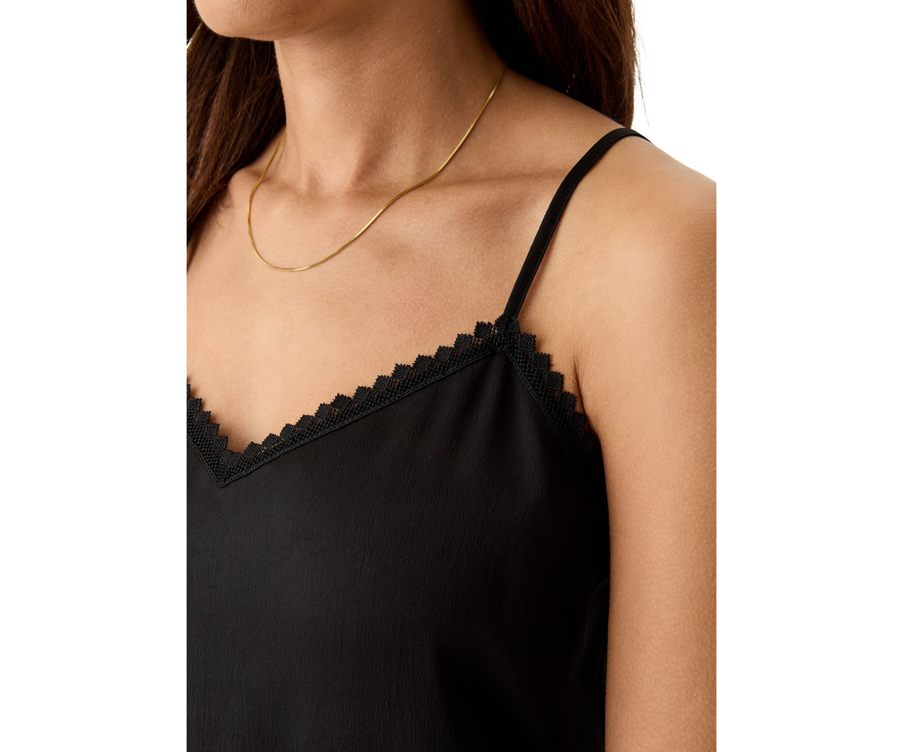 Womens Sleeveless V-Neck Cami Top