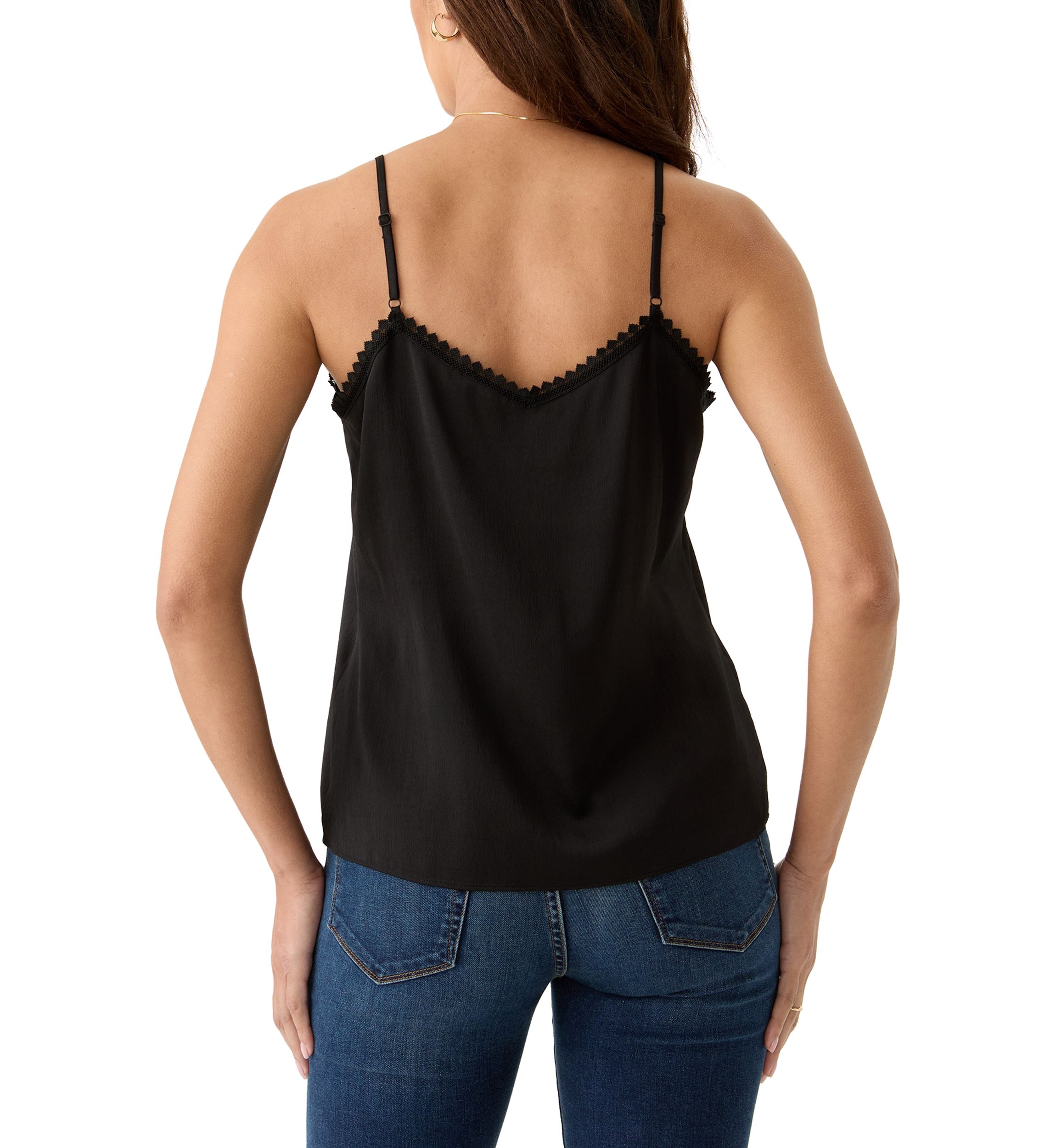Petite Sleeveless V-Neck Camisole Top