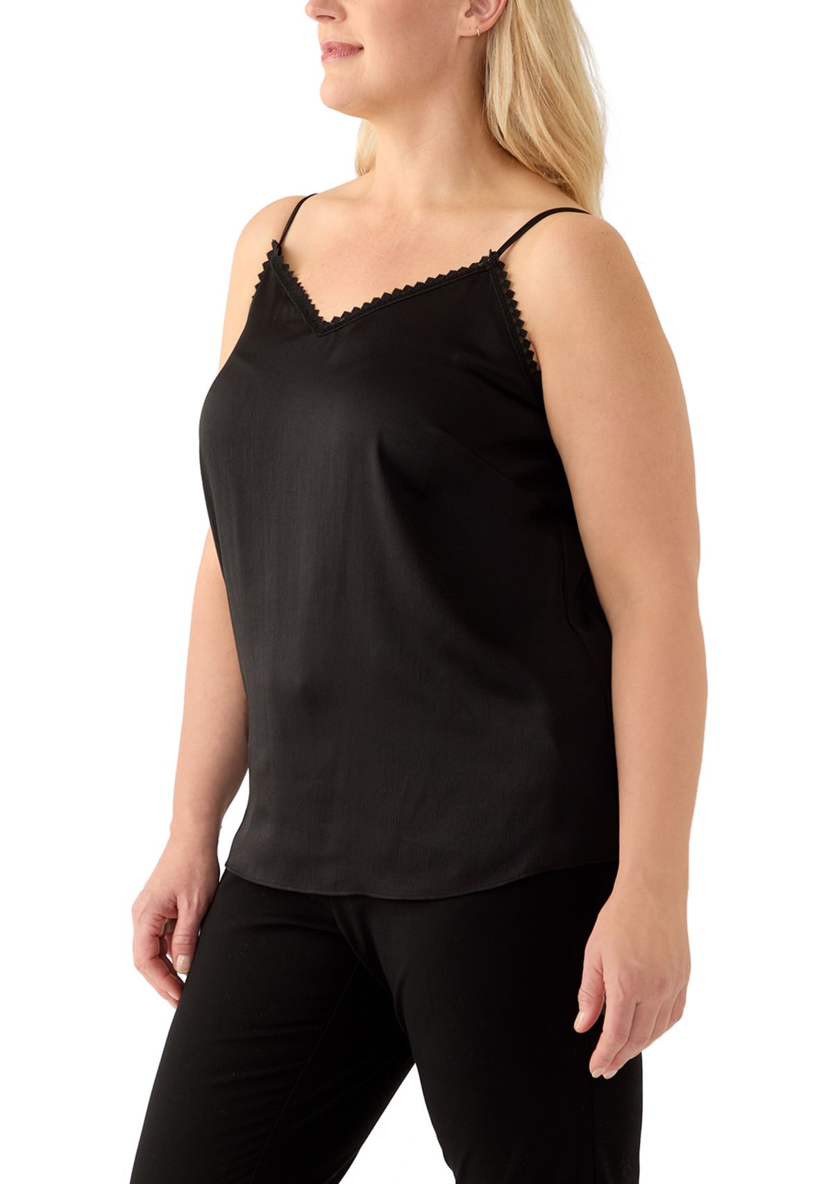 Plus Size Sleeveless V-Neck Cami