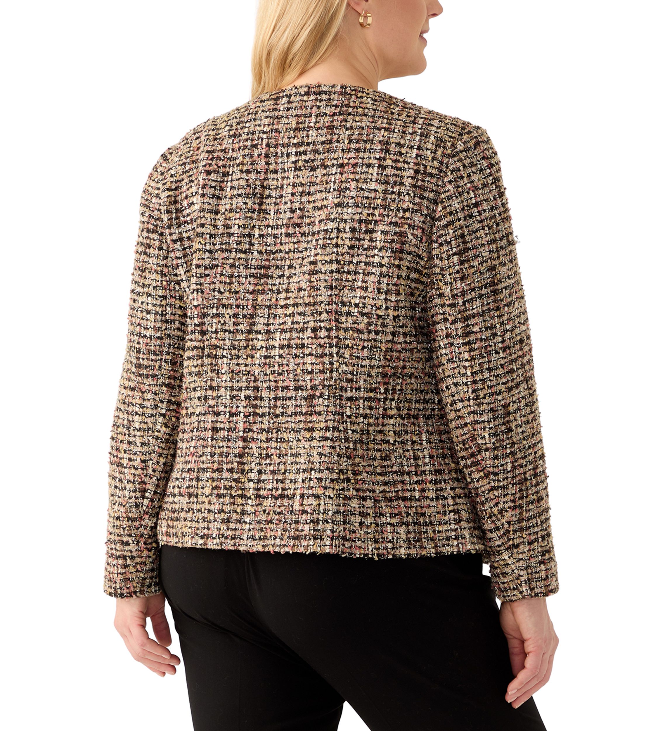 Plus Size Kissing Front Blazer