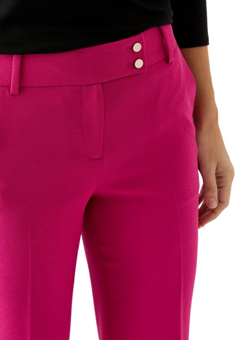 Petite Fly Front Slash Pocket Pants 