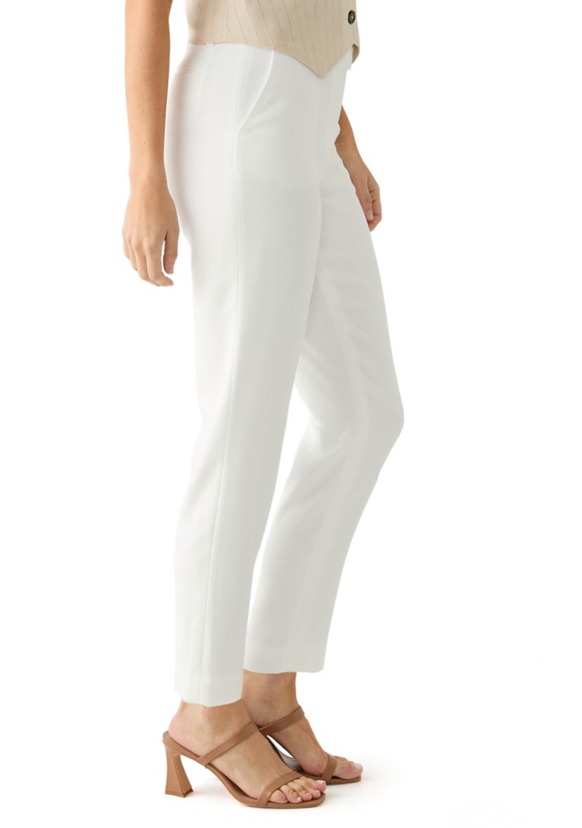 Womens  Front Slash Pocket Slim Trousers