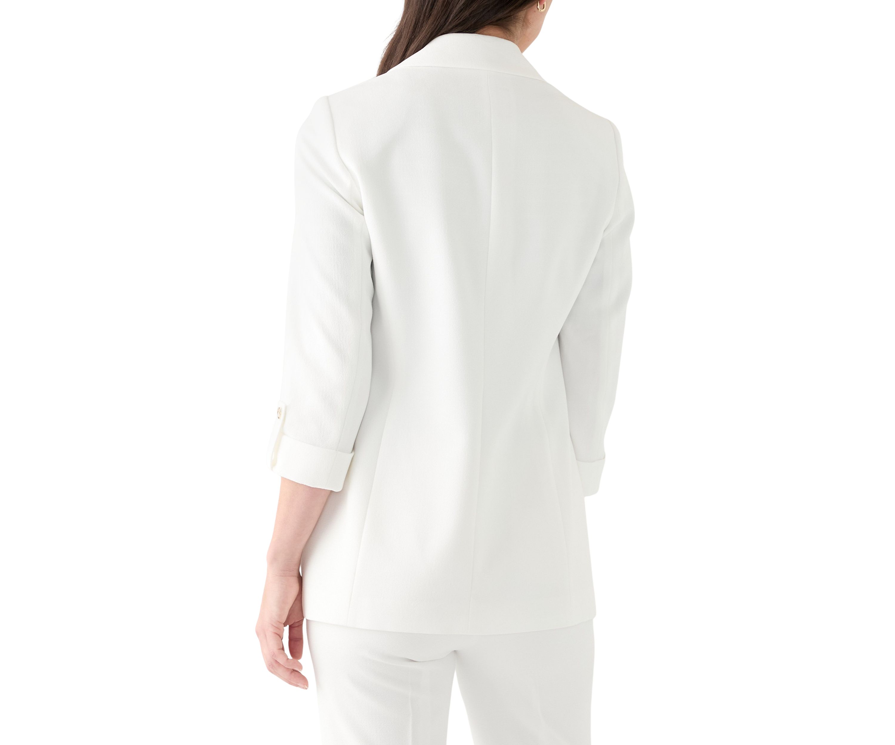 Petite Faux Double Breasted Blazer