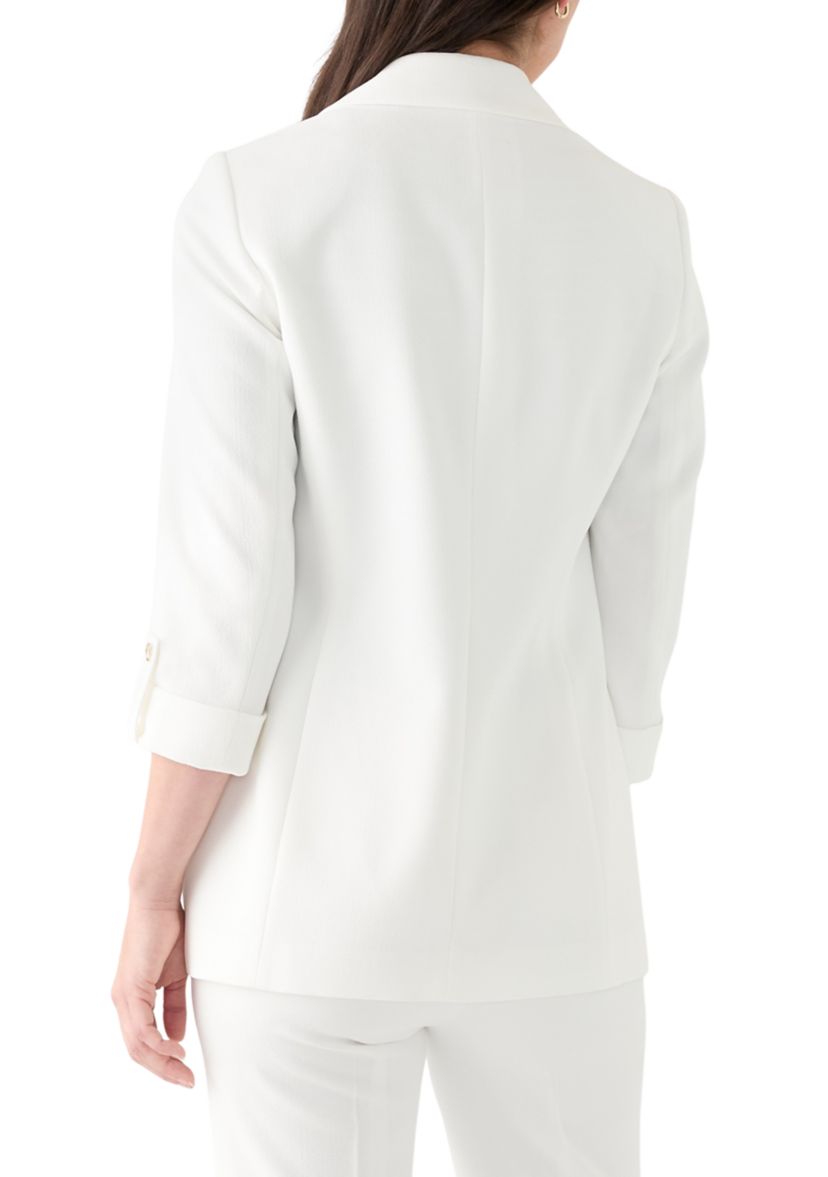 Petite Faux Double Breasted Blazer