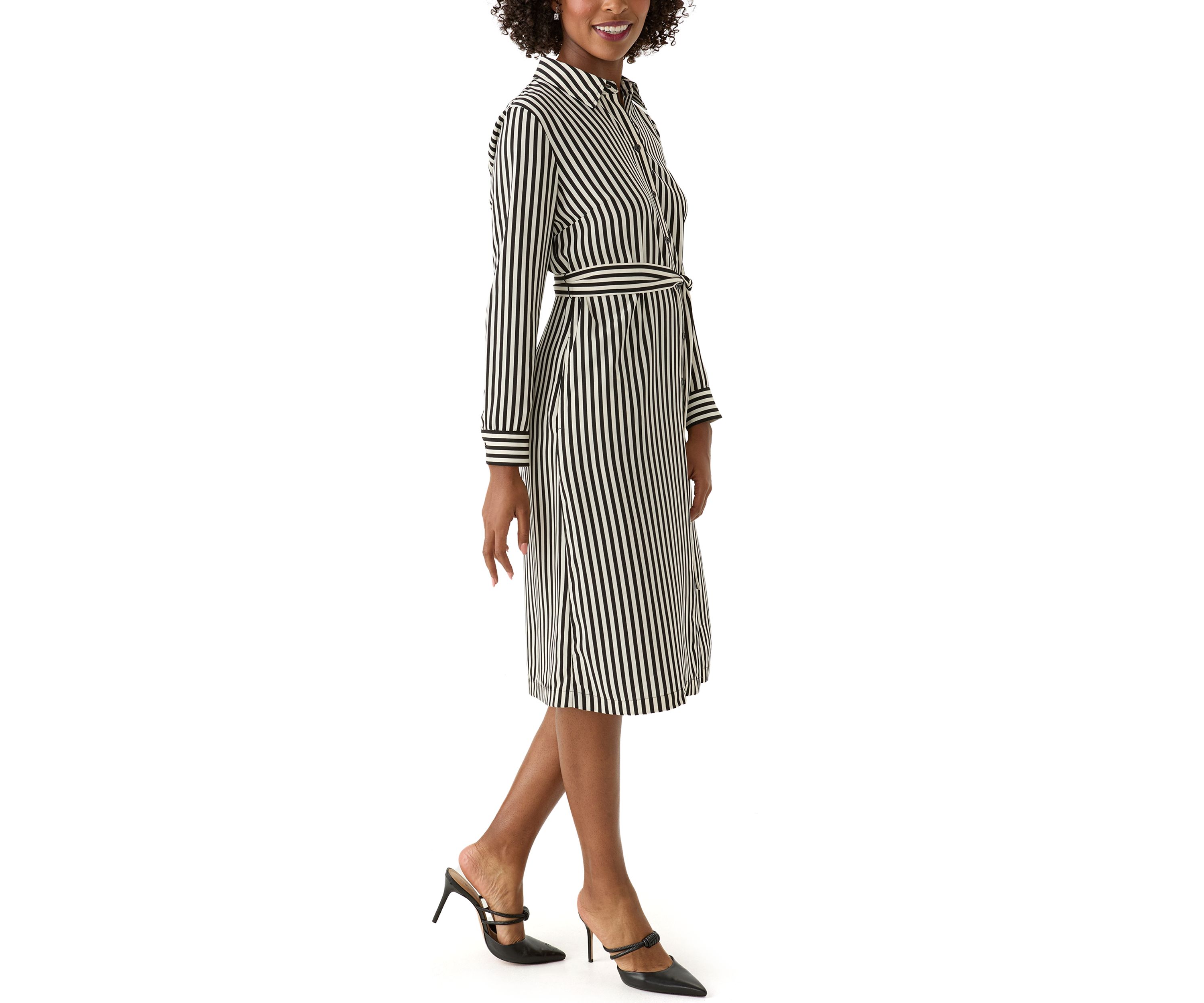 Womens Midi Shirtdress