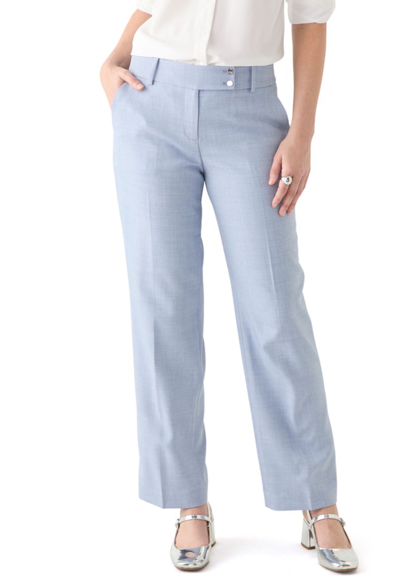 Womens Mélange Bootcut Pants