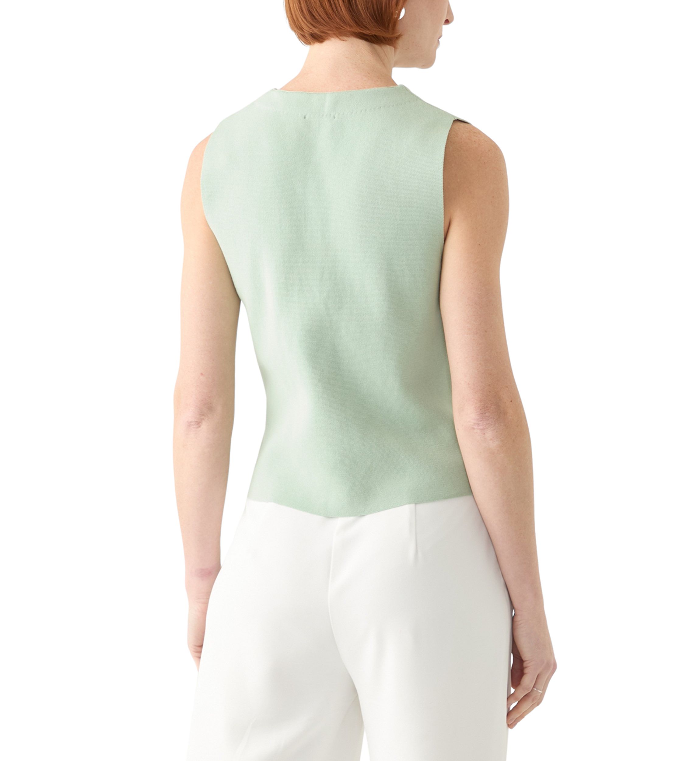Womens Button Front Sweater Vest