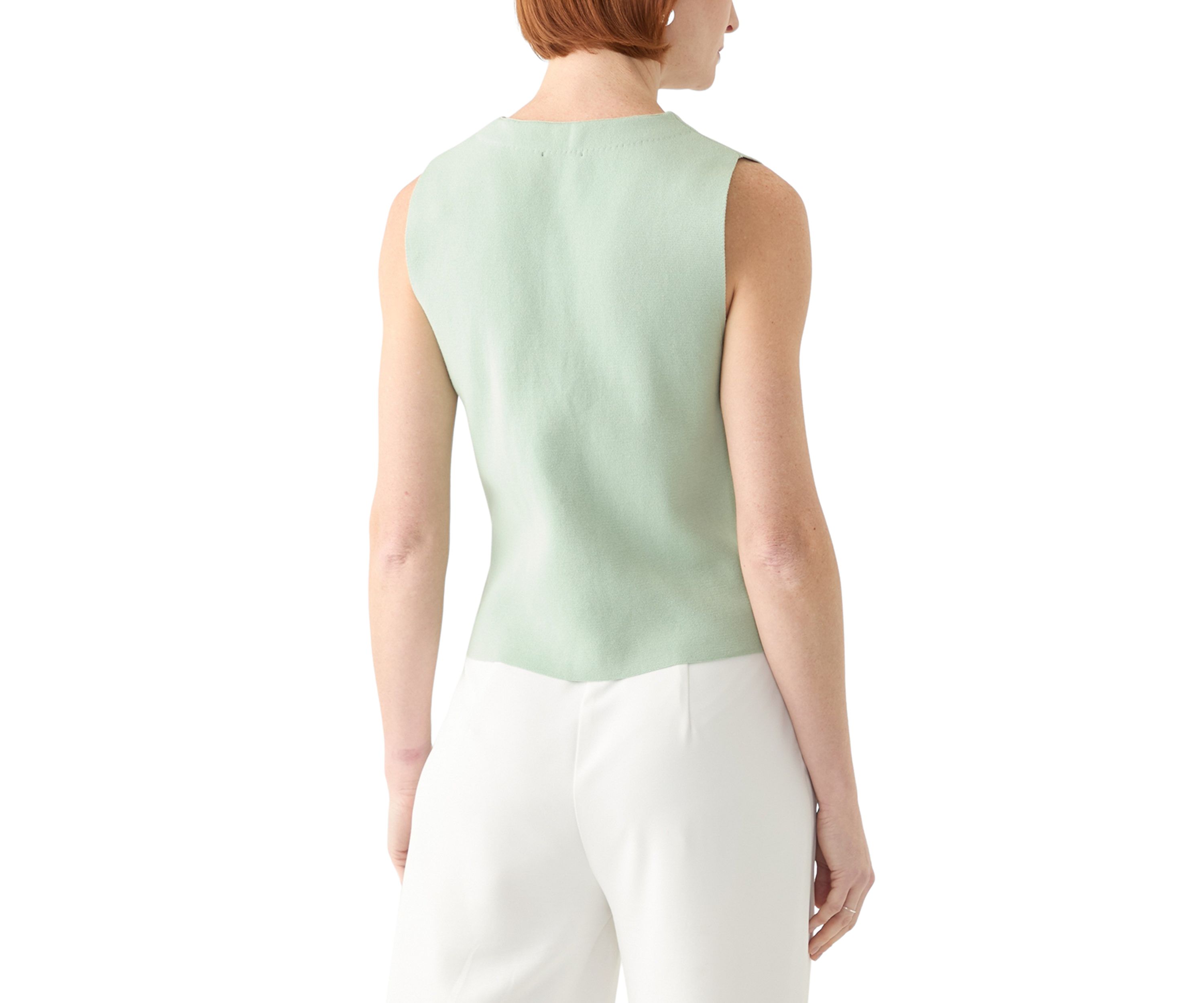 Womens Button Front Sweater Vest