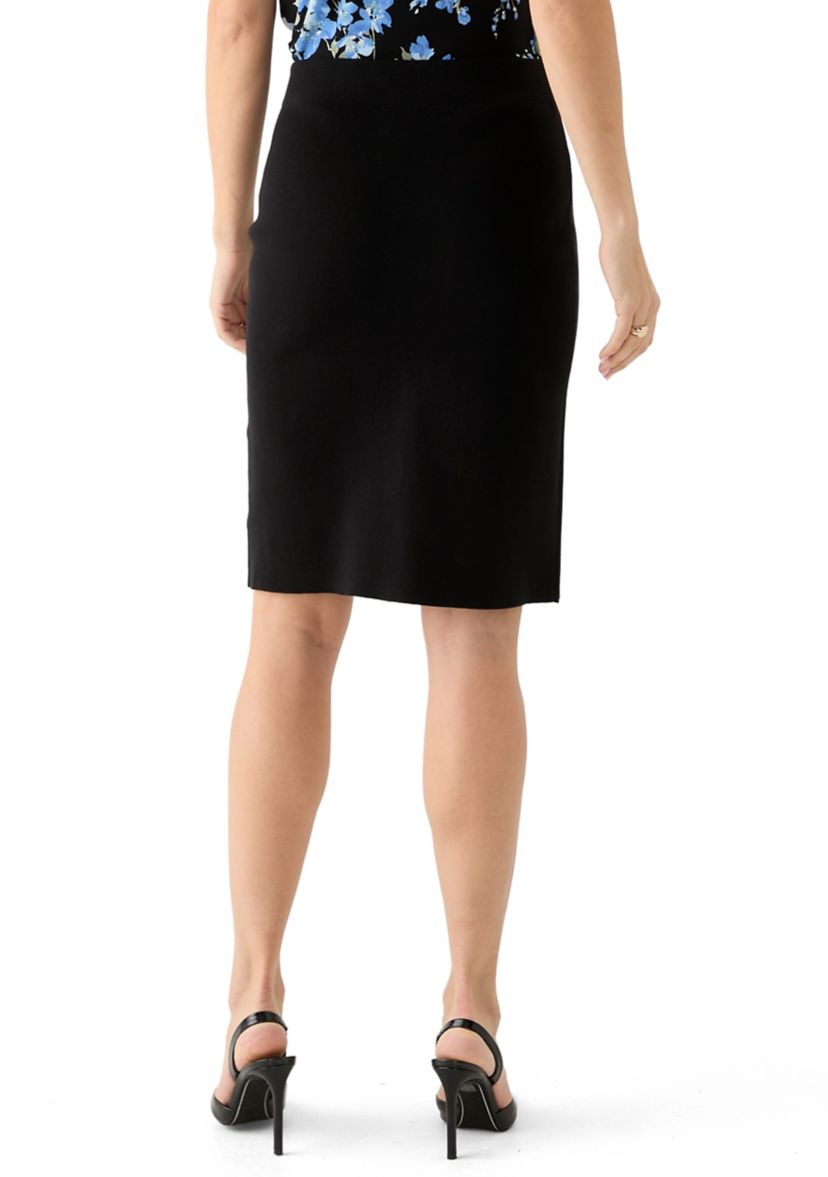 Womens Knit Pencil Skirt 