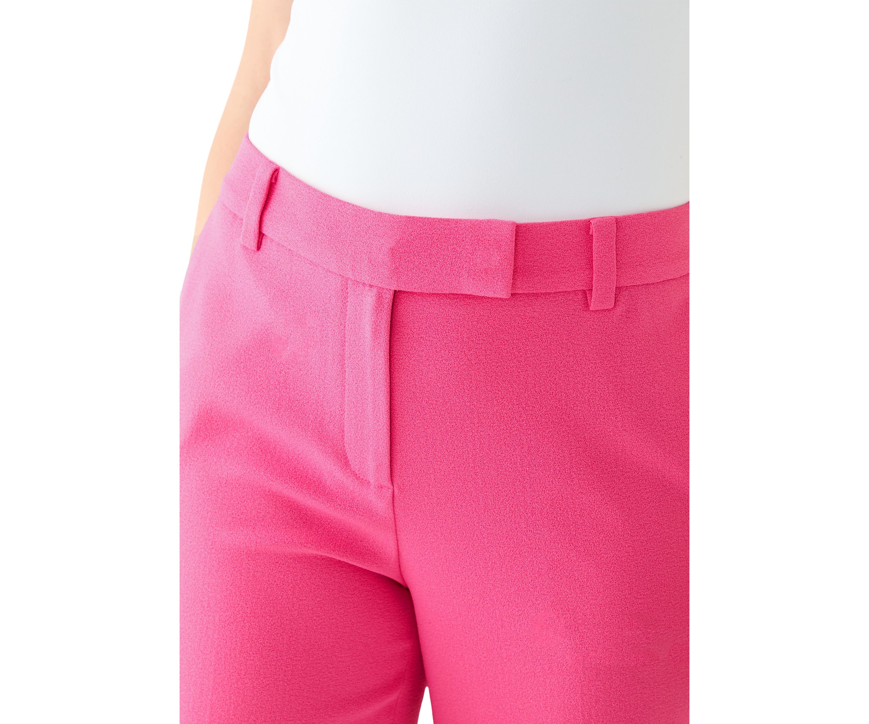 Womens Crepe Slim Leg Pants
