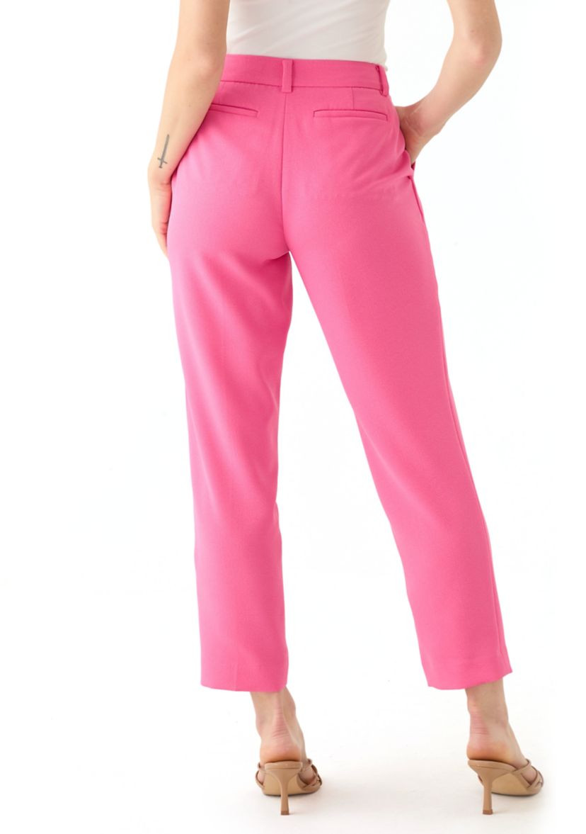 Petite Crepe Slim Leg Pants