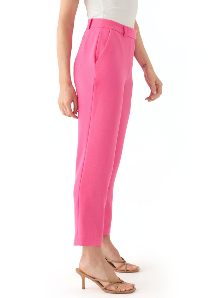 Petite Crepe Slim Leg Pants