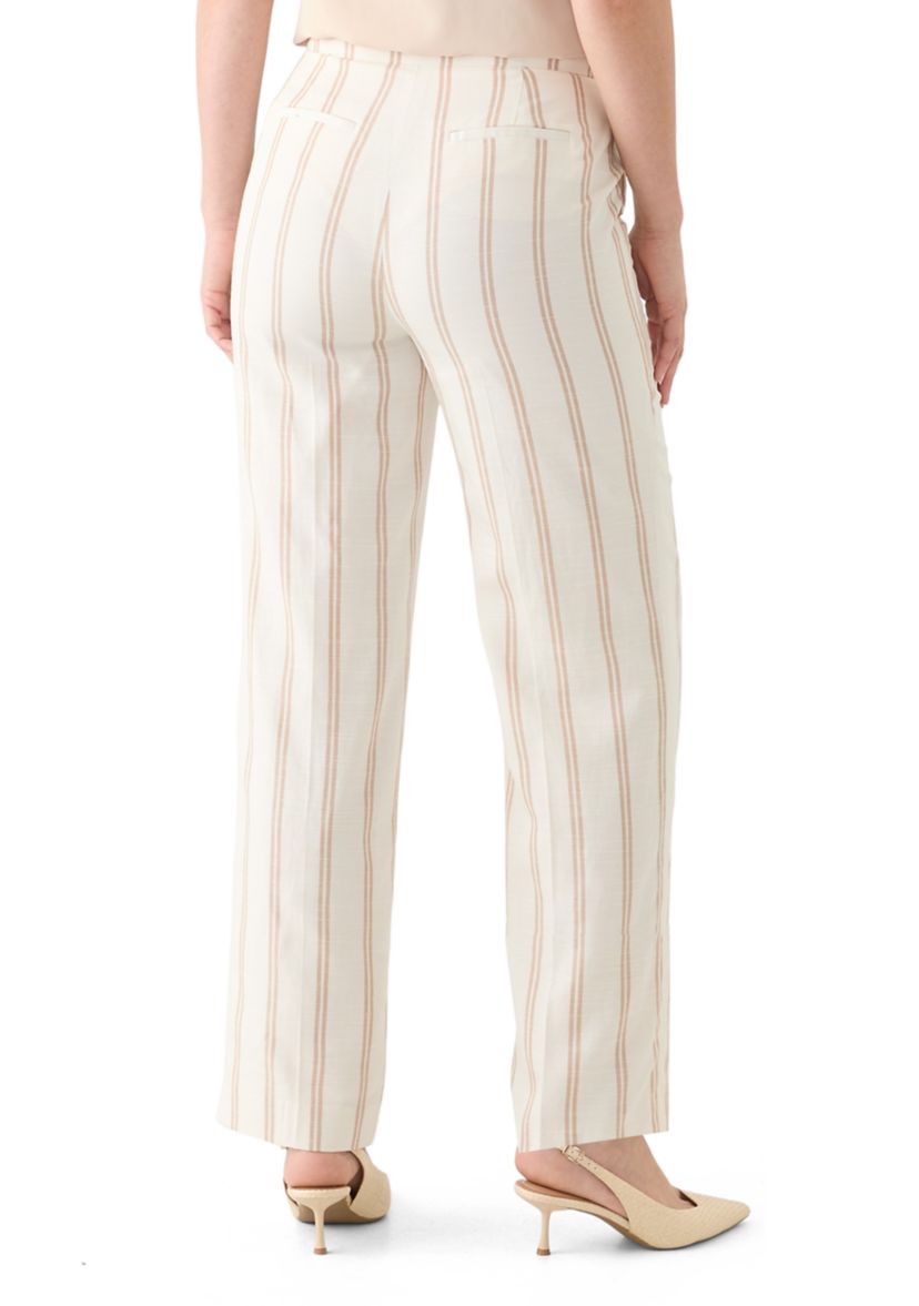 Womens Stripe Wide Leg Pants