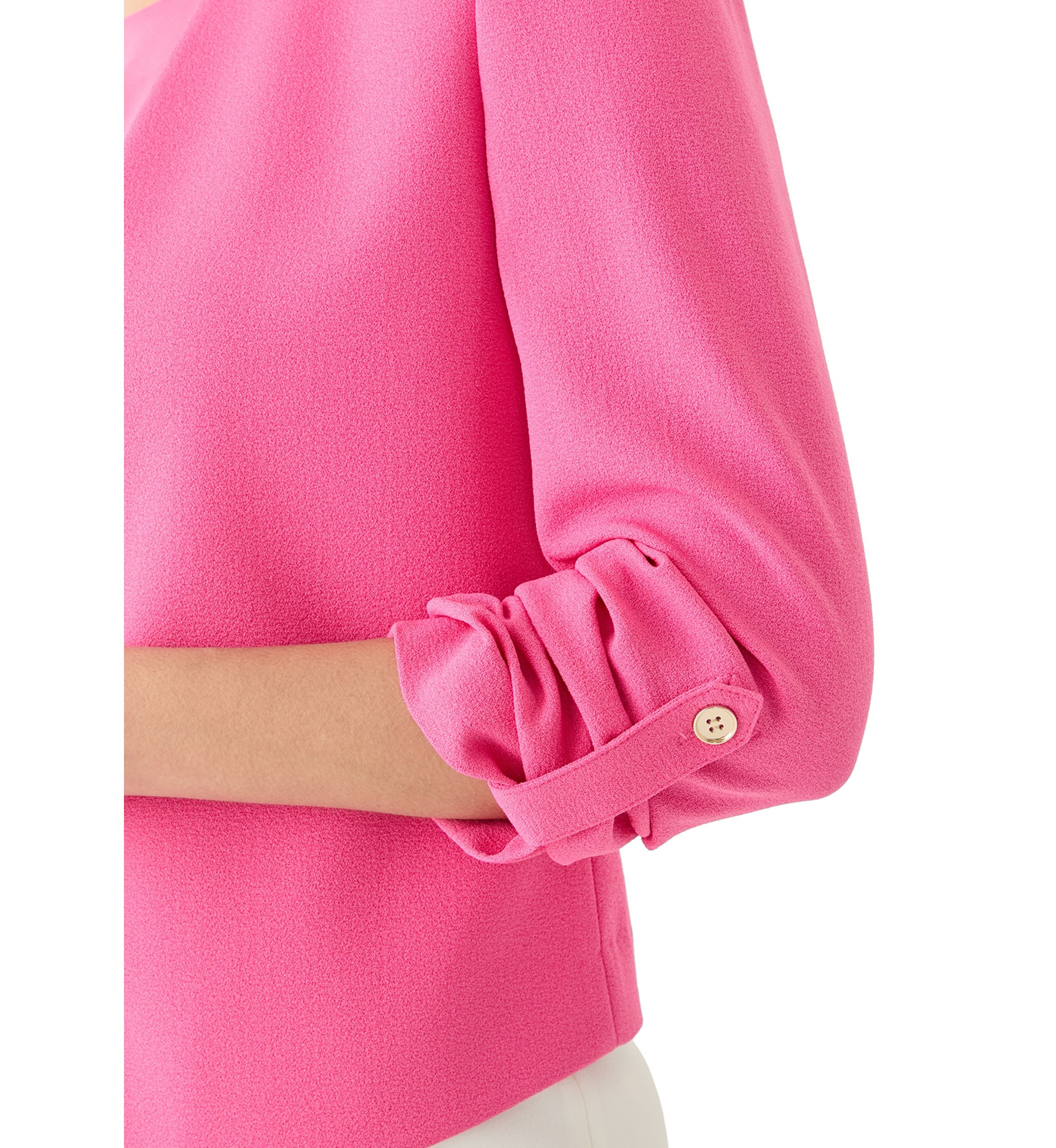Crepe Scrunch Sleeve Cardigan Jacket
