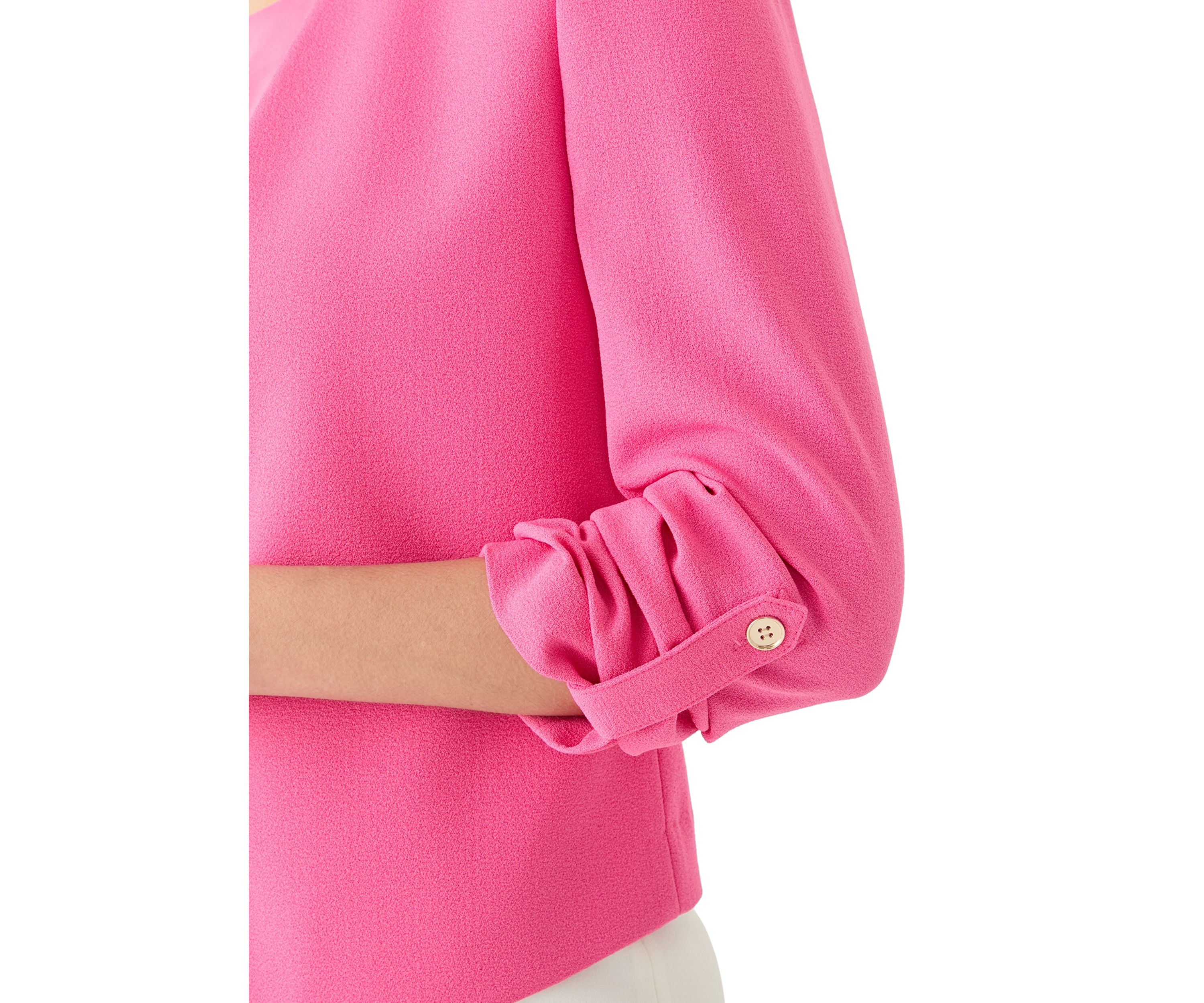 Petite Crepe Scrunch Sleeve Blazer Jacket