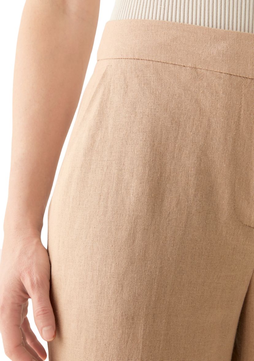 Womens Linen Wide Leg Pants 