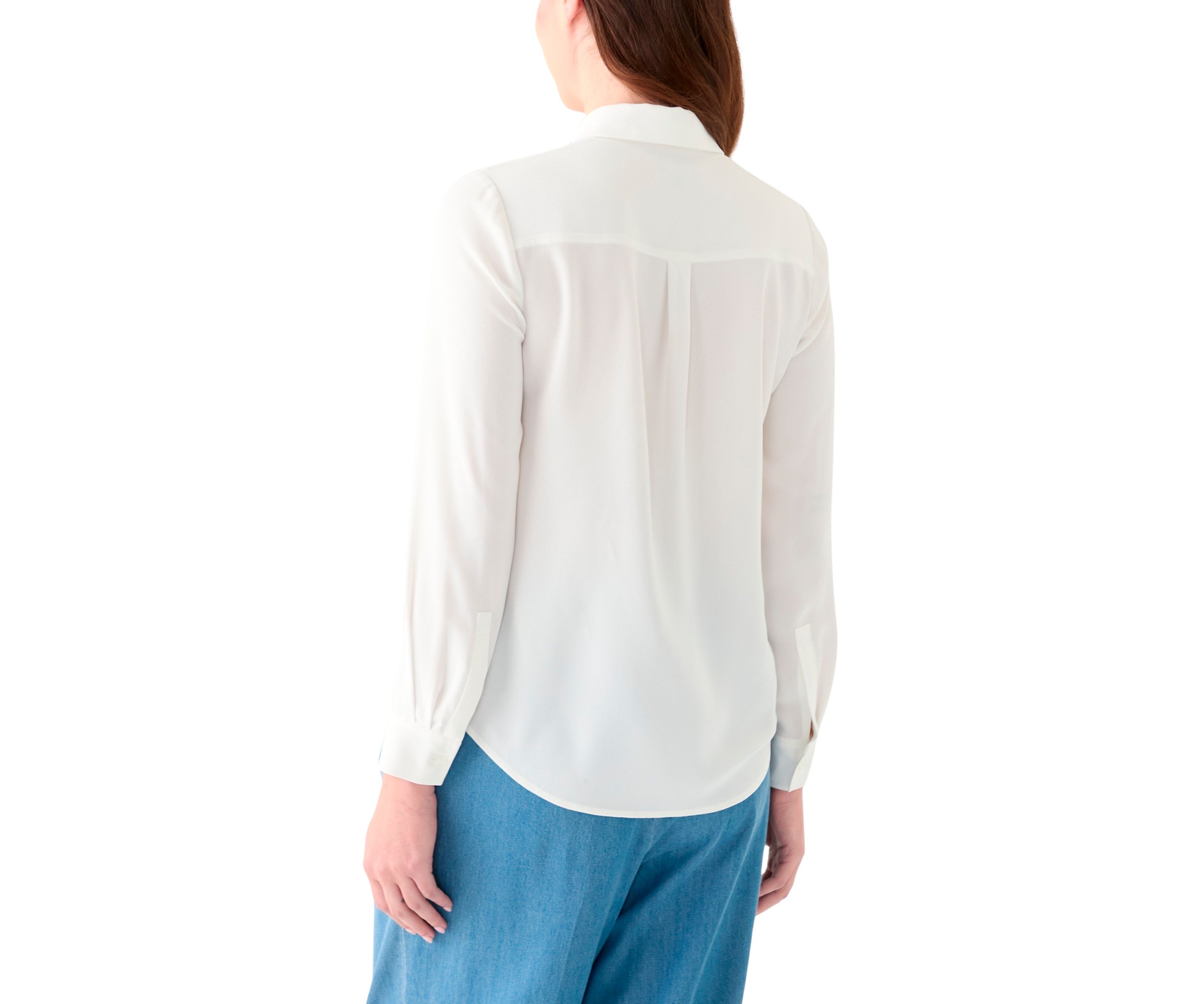 Womens Button Front Blouse
