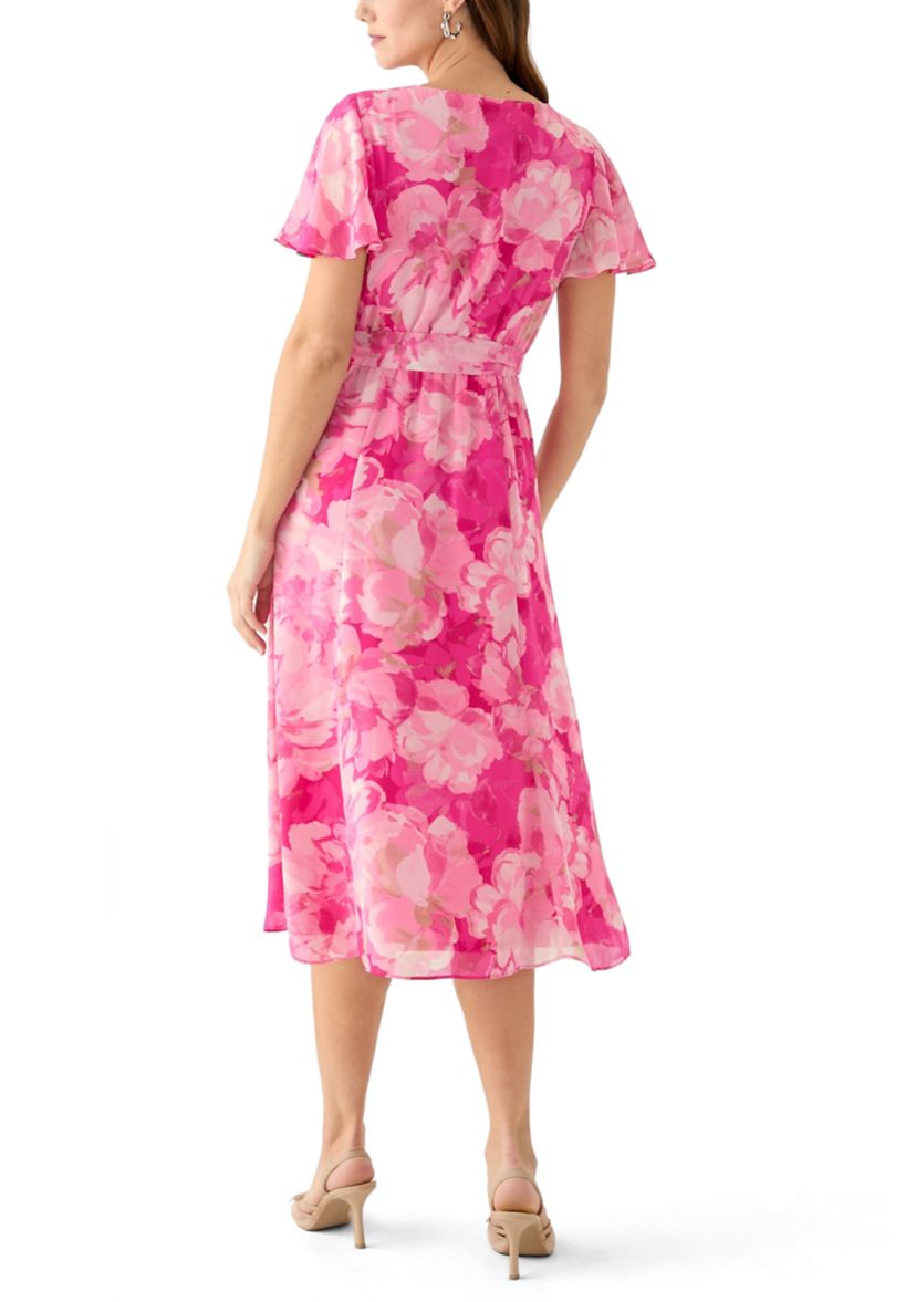 Womens Floral Print Dress