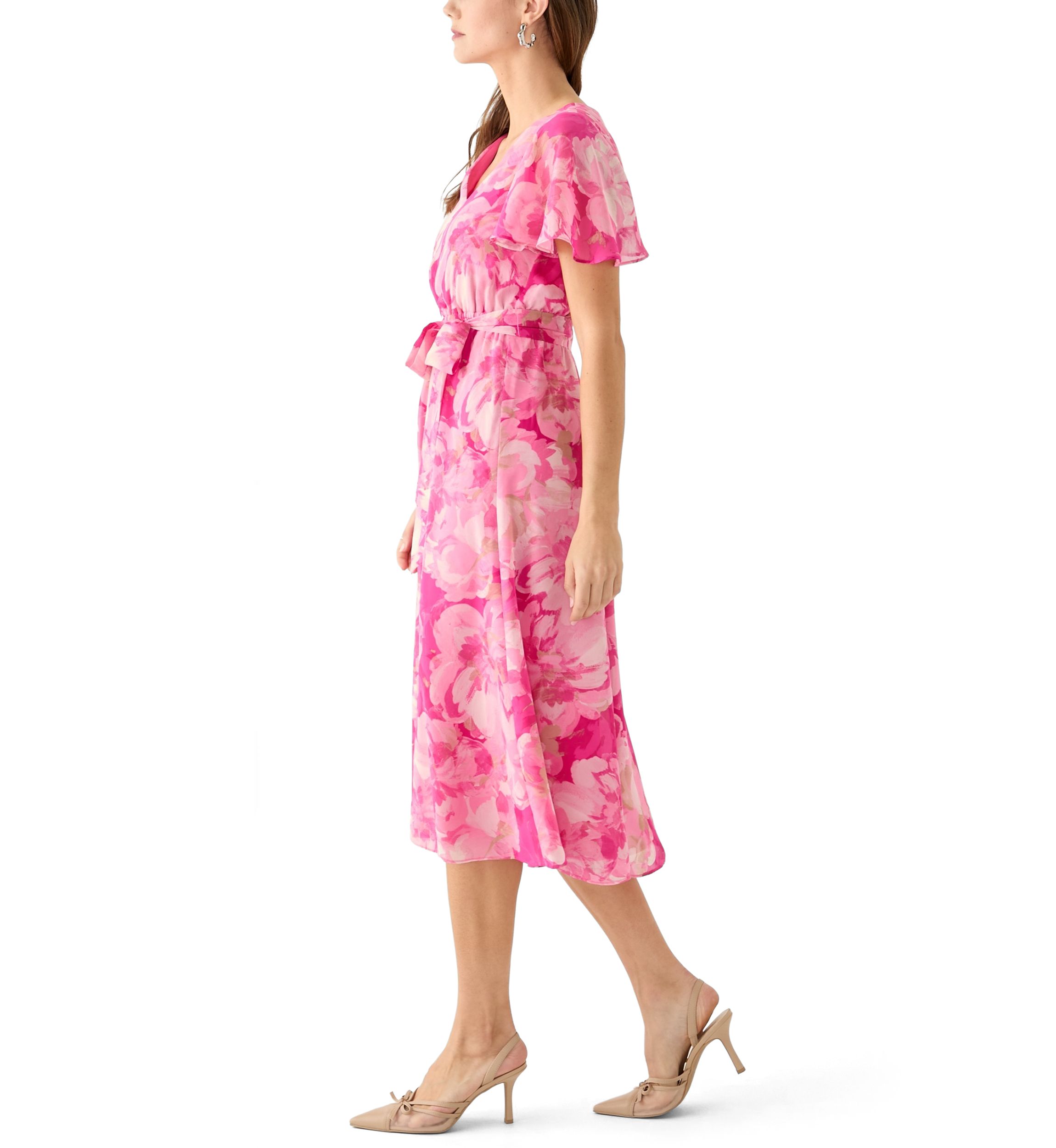 Womens Floral Print Dress