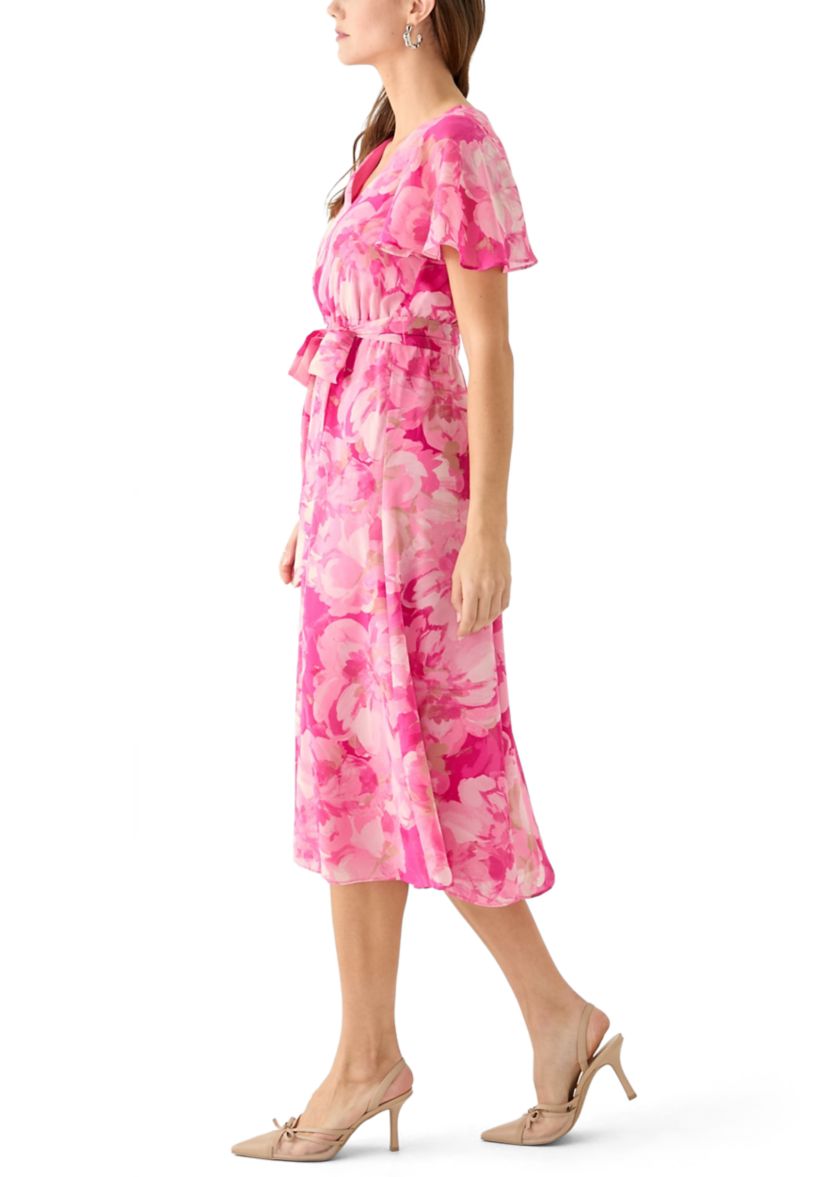 Womens Floral Print Dress