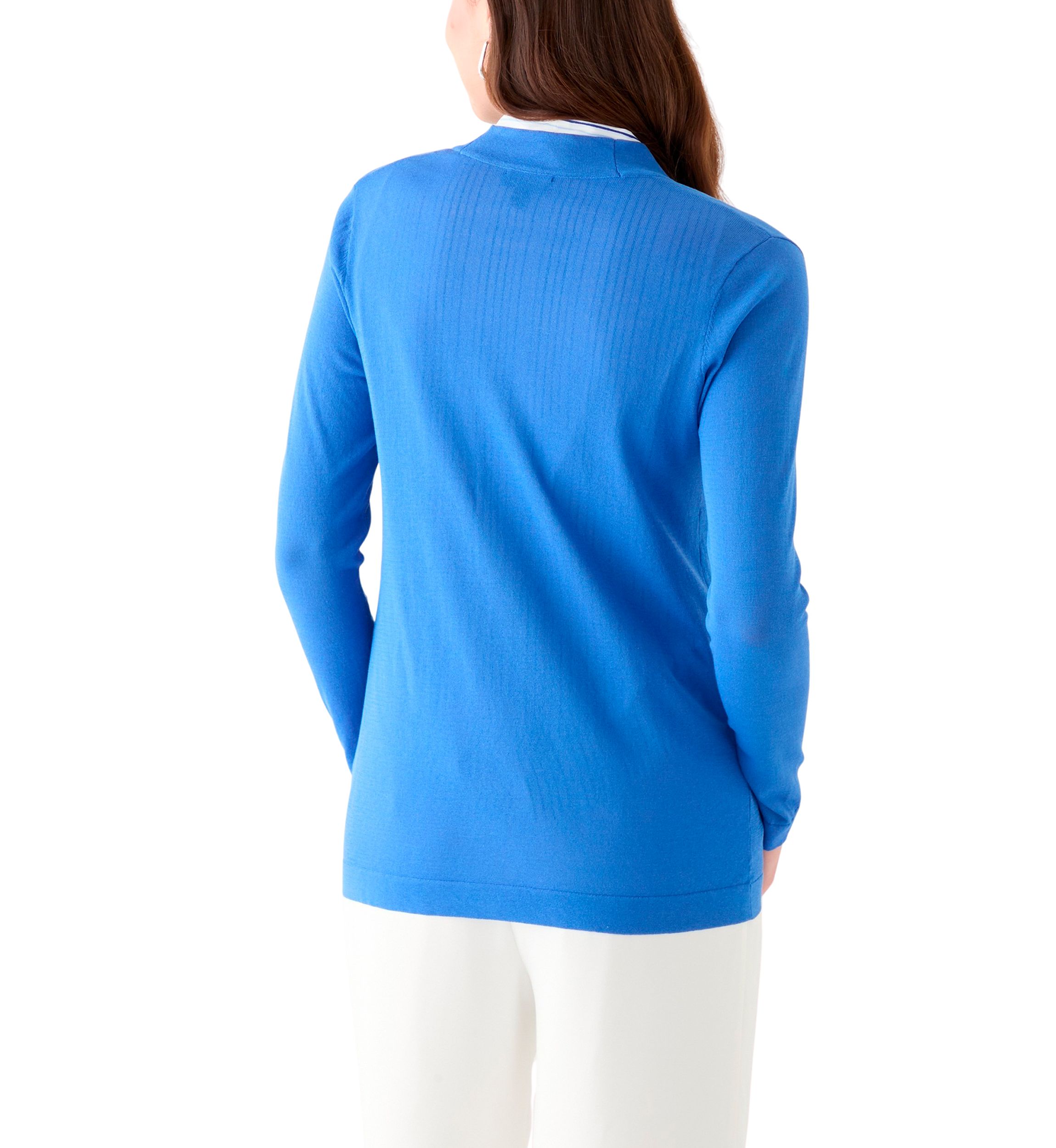 Womens Open Front Long Sleeve Cardigan