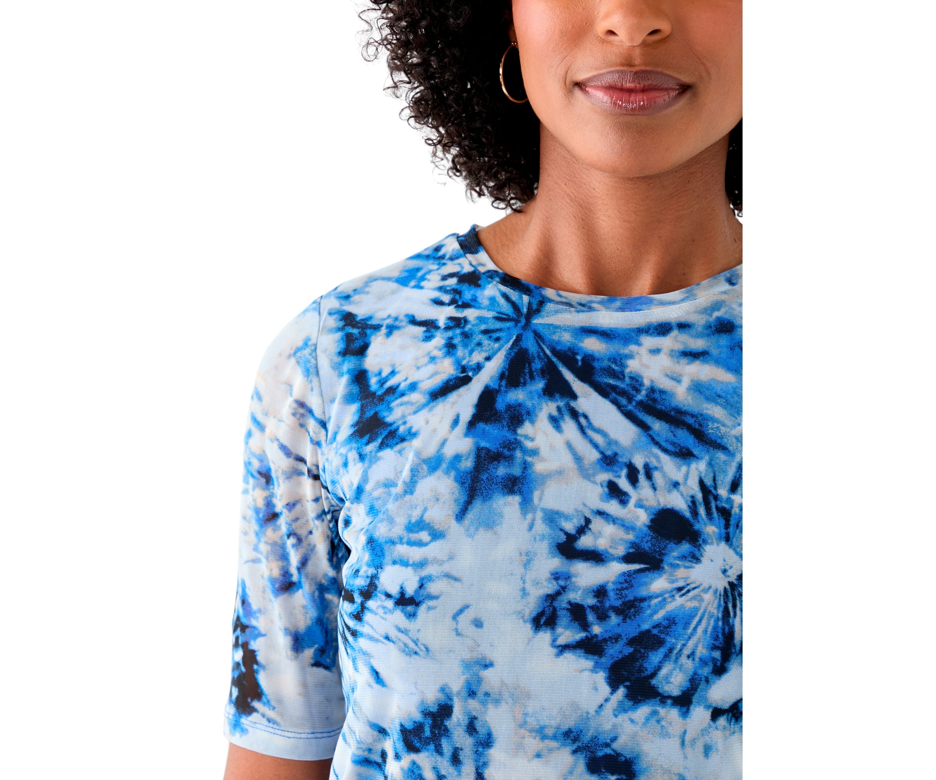 Womens Printed Mesh T-Shirt